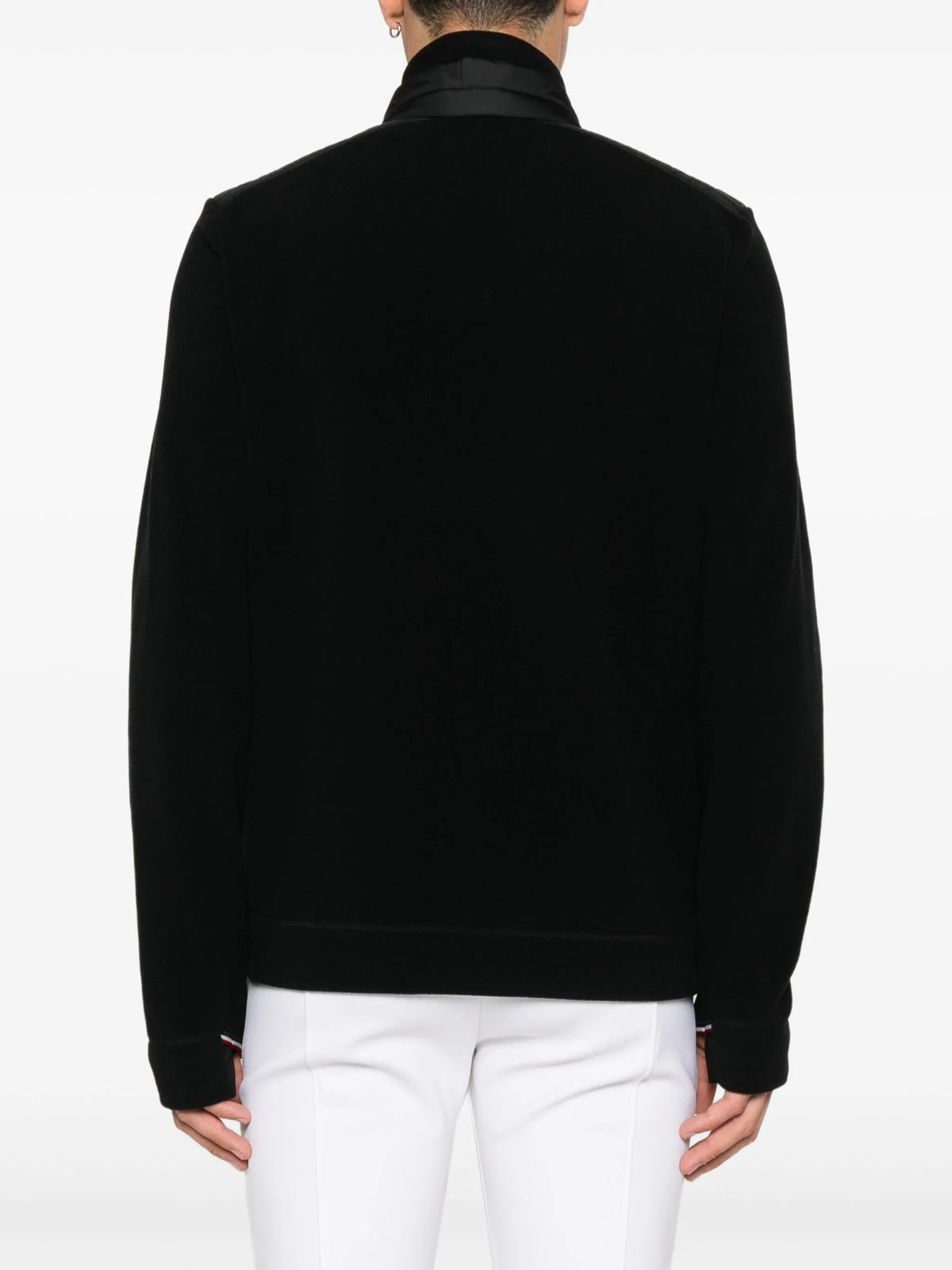 fleece zip-up sweatshirt