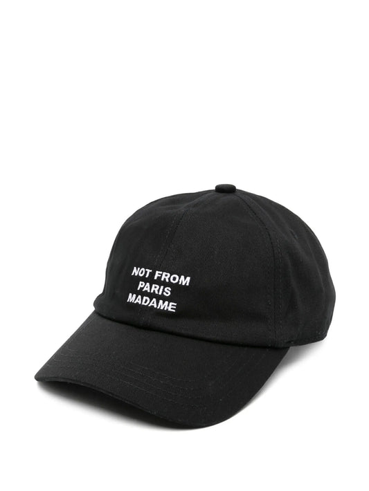 embroidered panel cap hat
