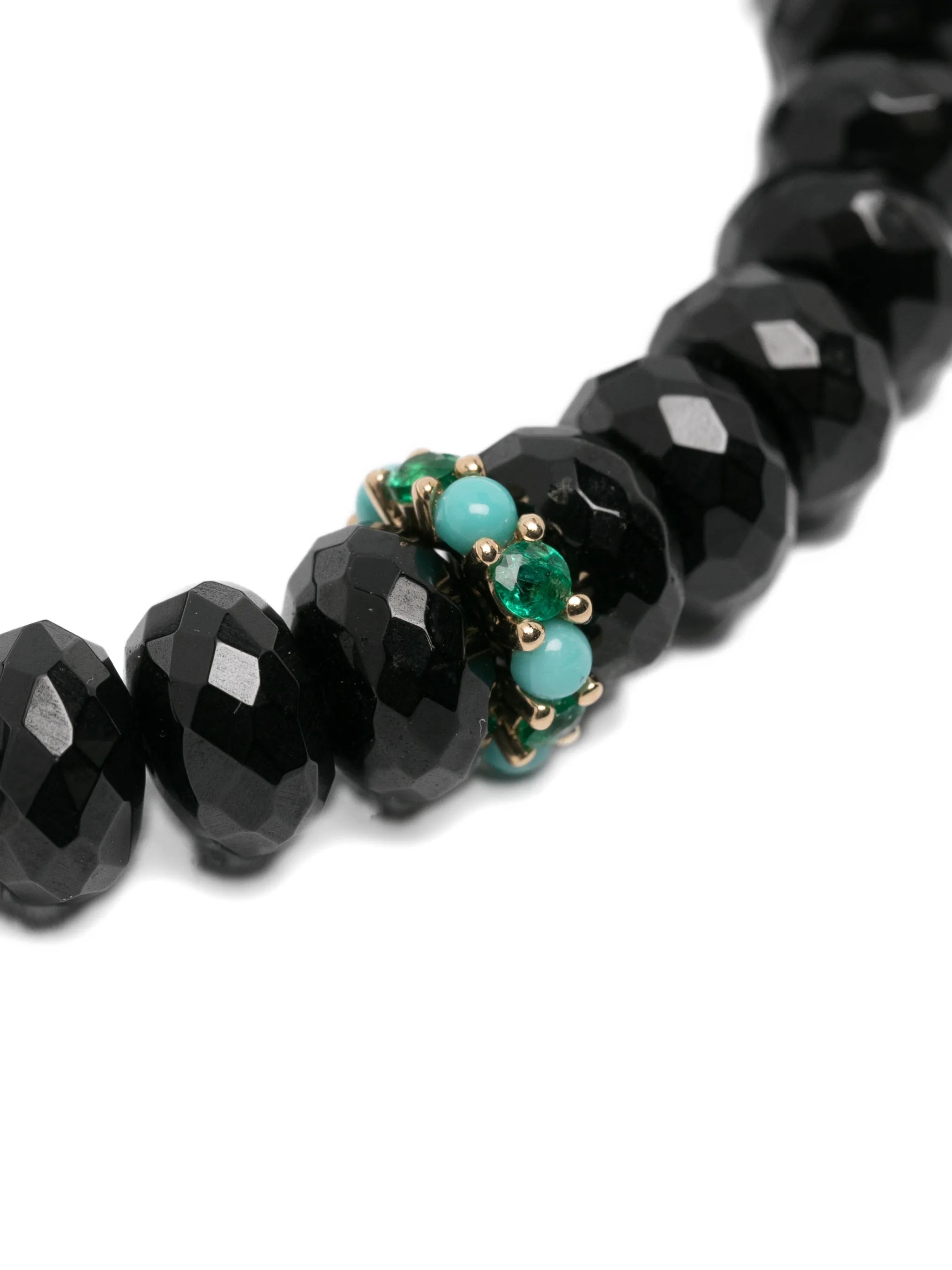 turquoise signature logo bracelet