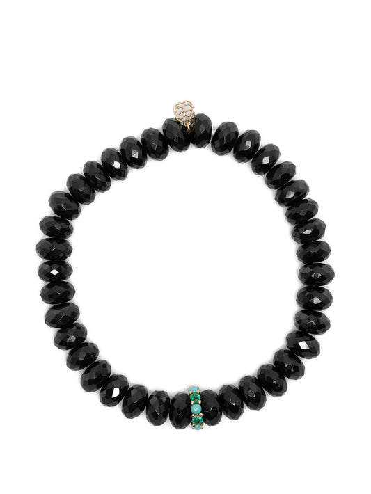 turquoise signature logo bracelet
