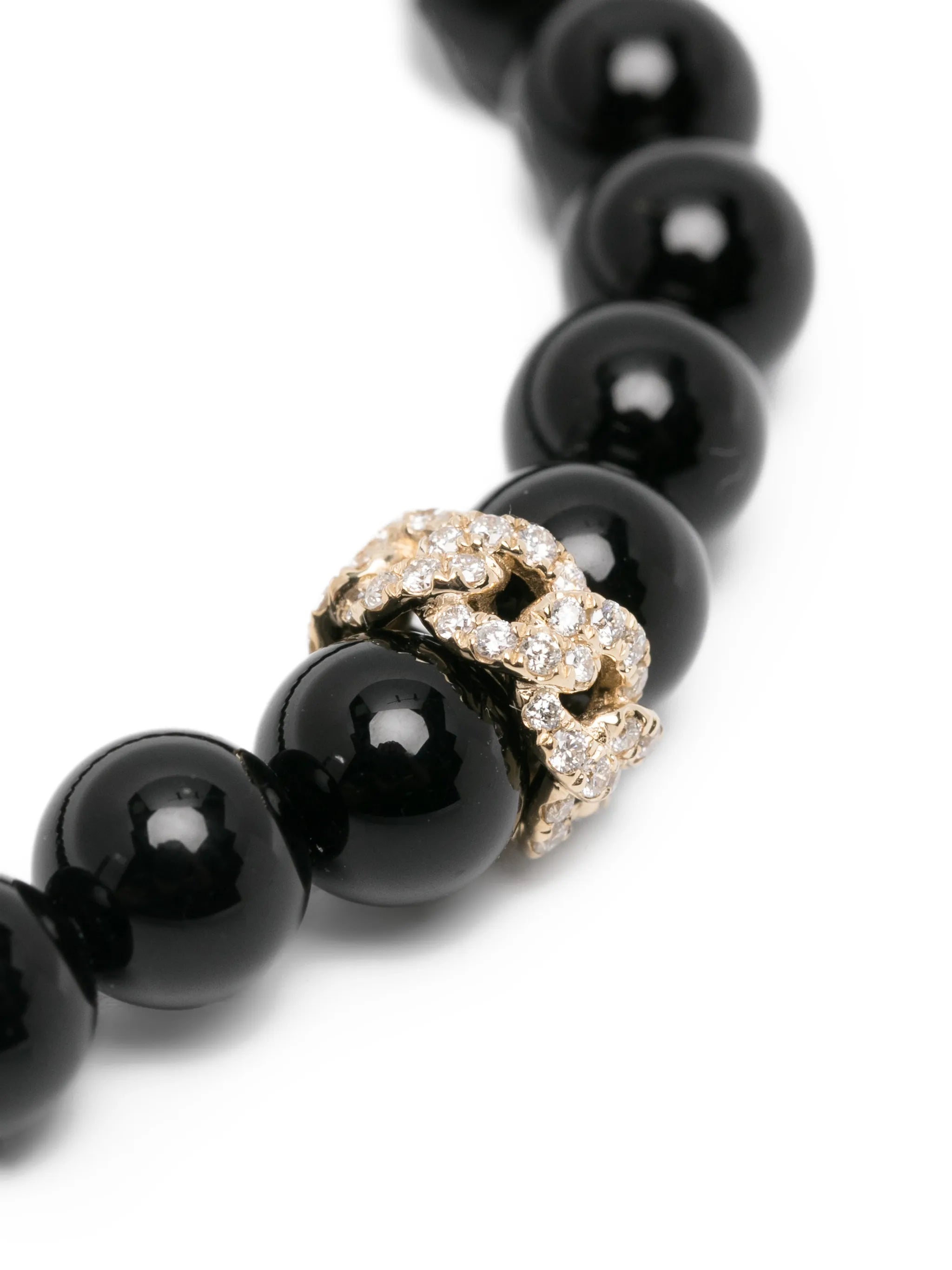 diamond and onyx bracelet