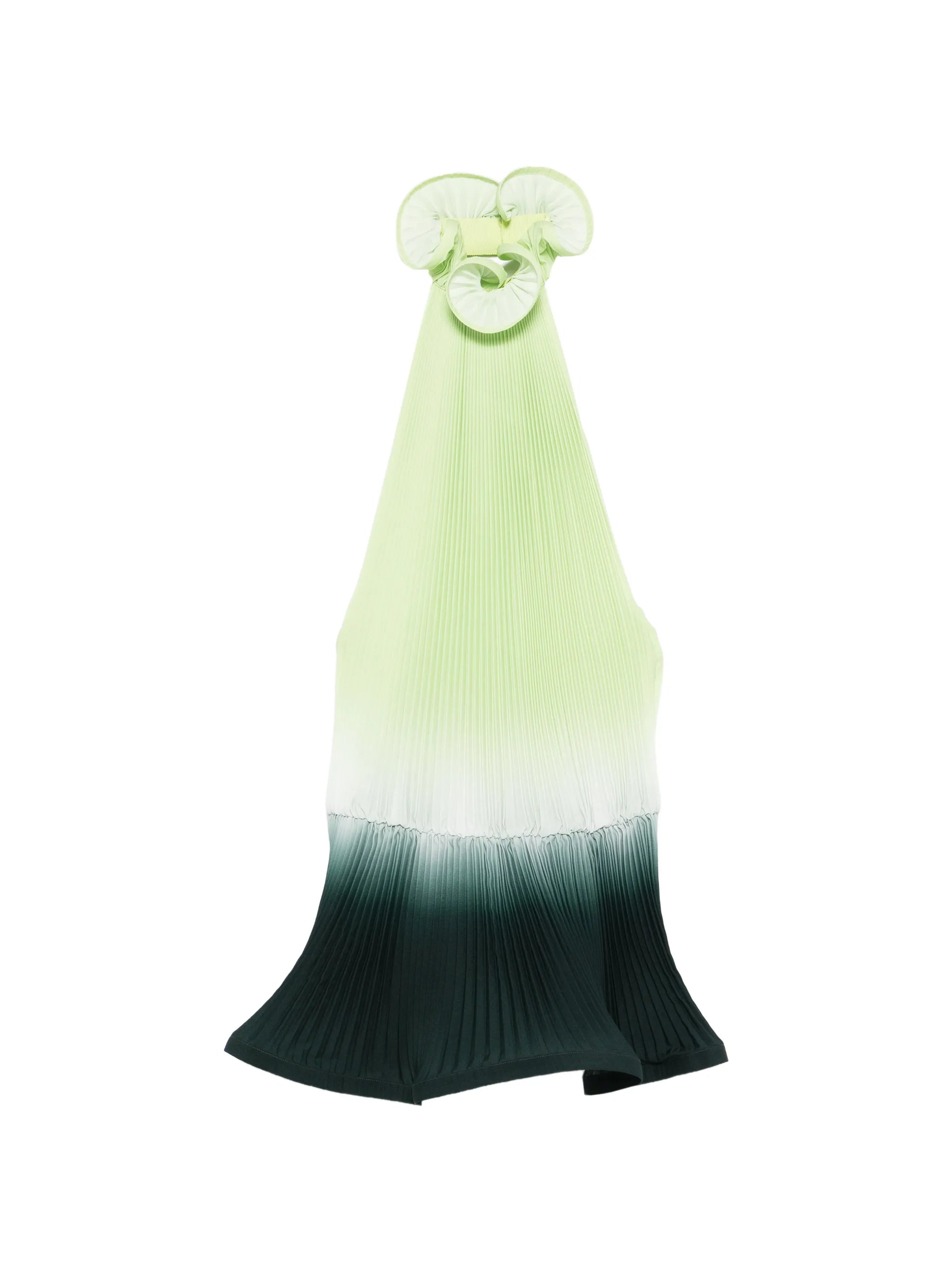 pleated mini dress