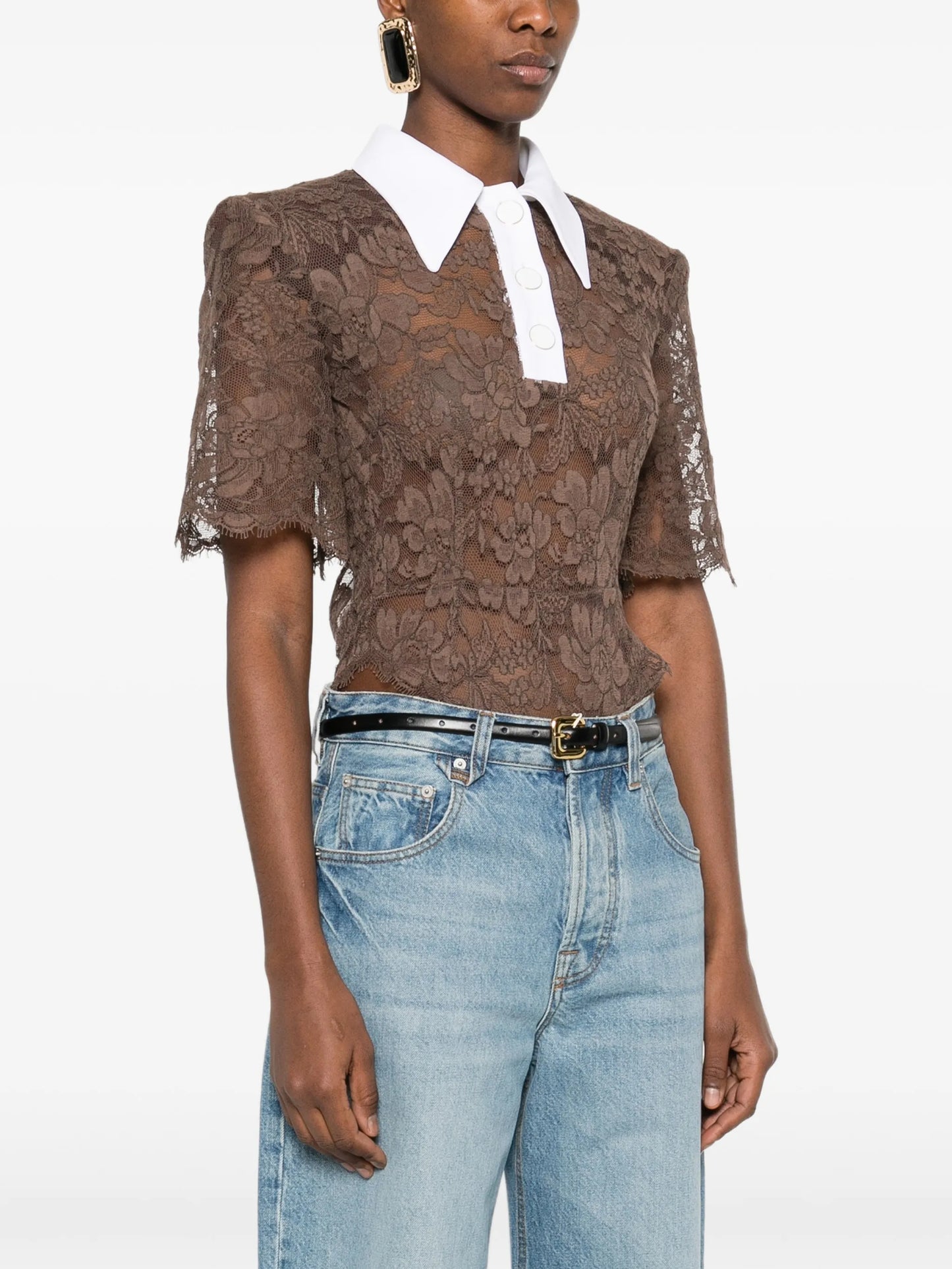 lace polo shirt bodie