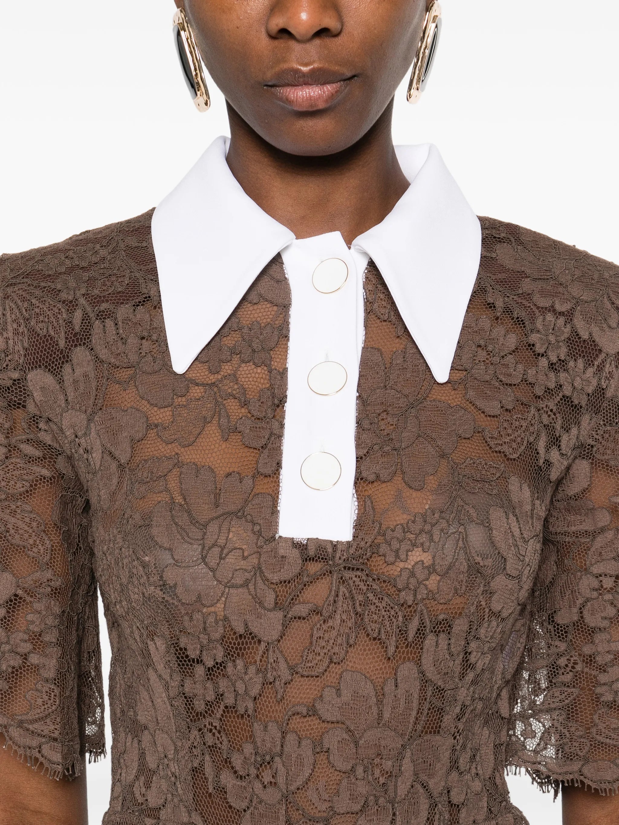 lace polo shirt bodie