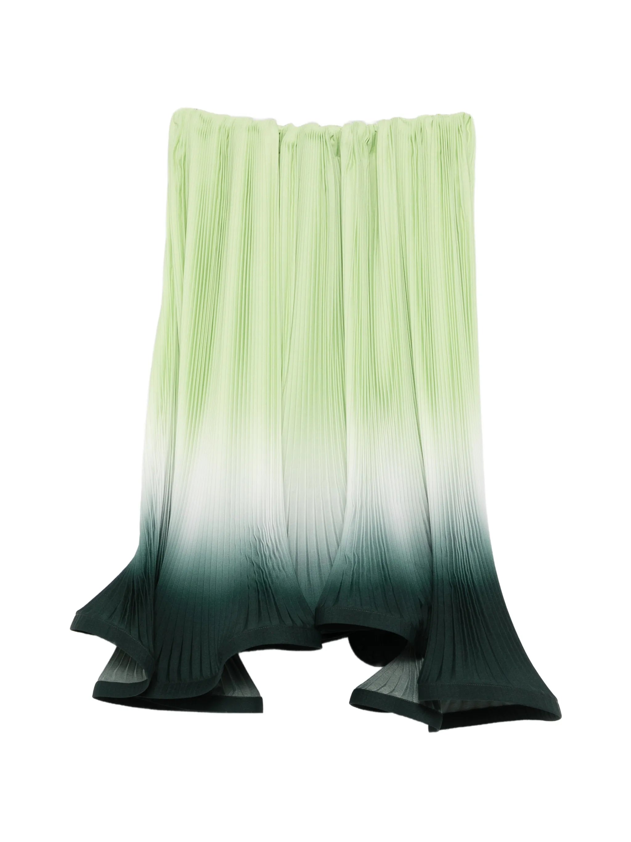 degradé-effect pleated skirt