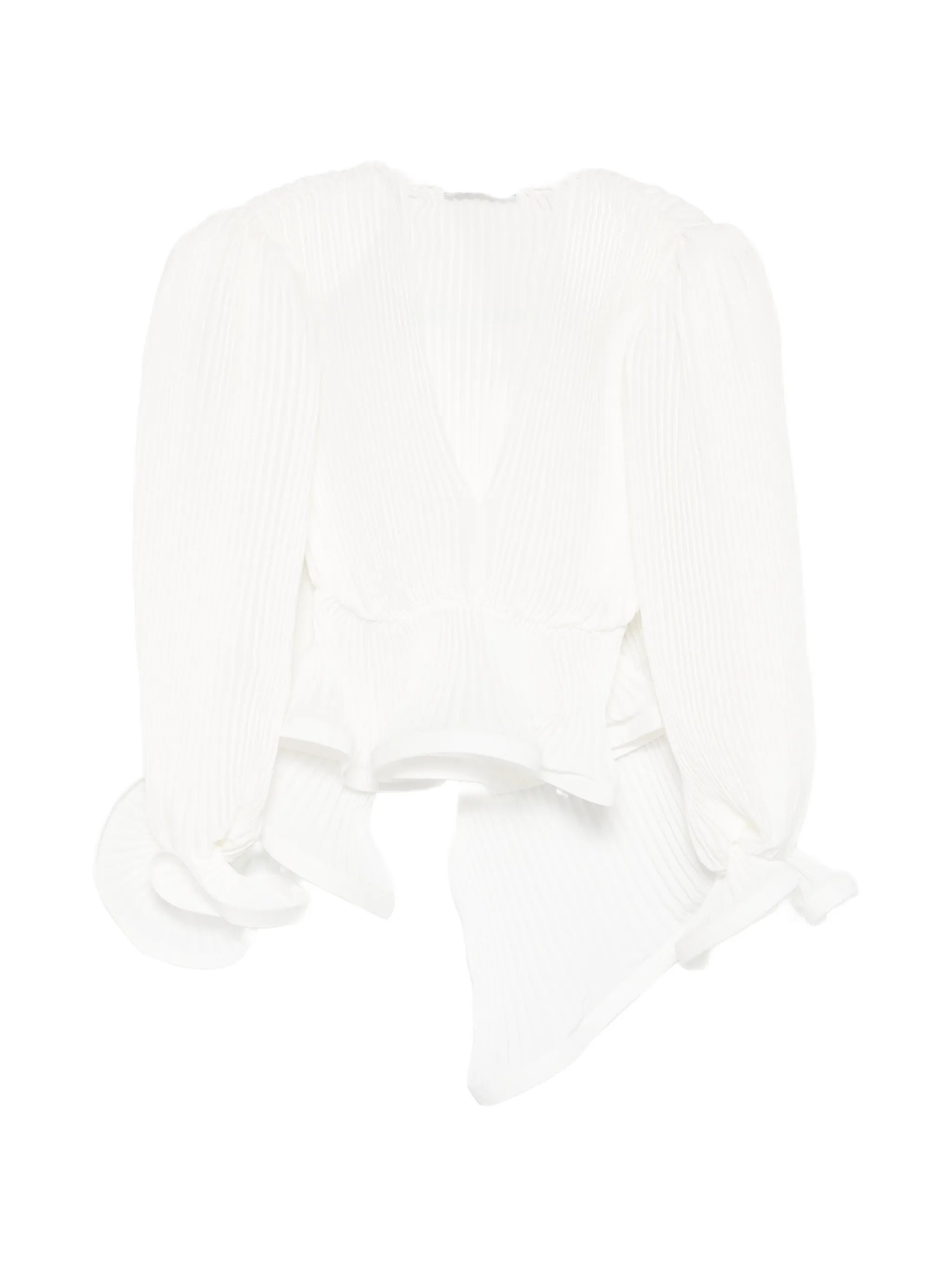 V-neck blouse
