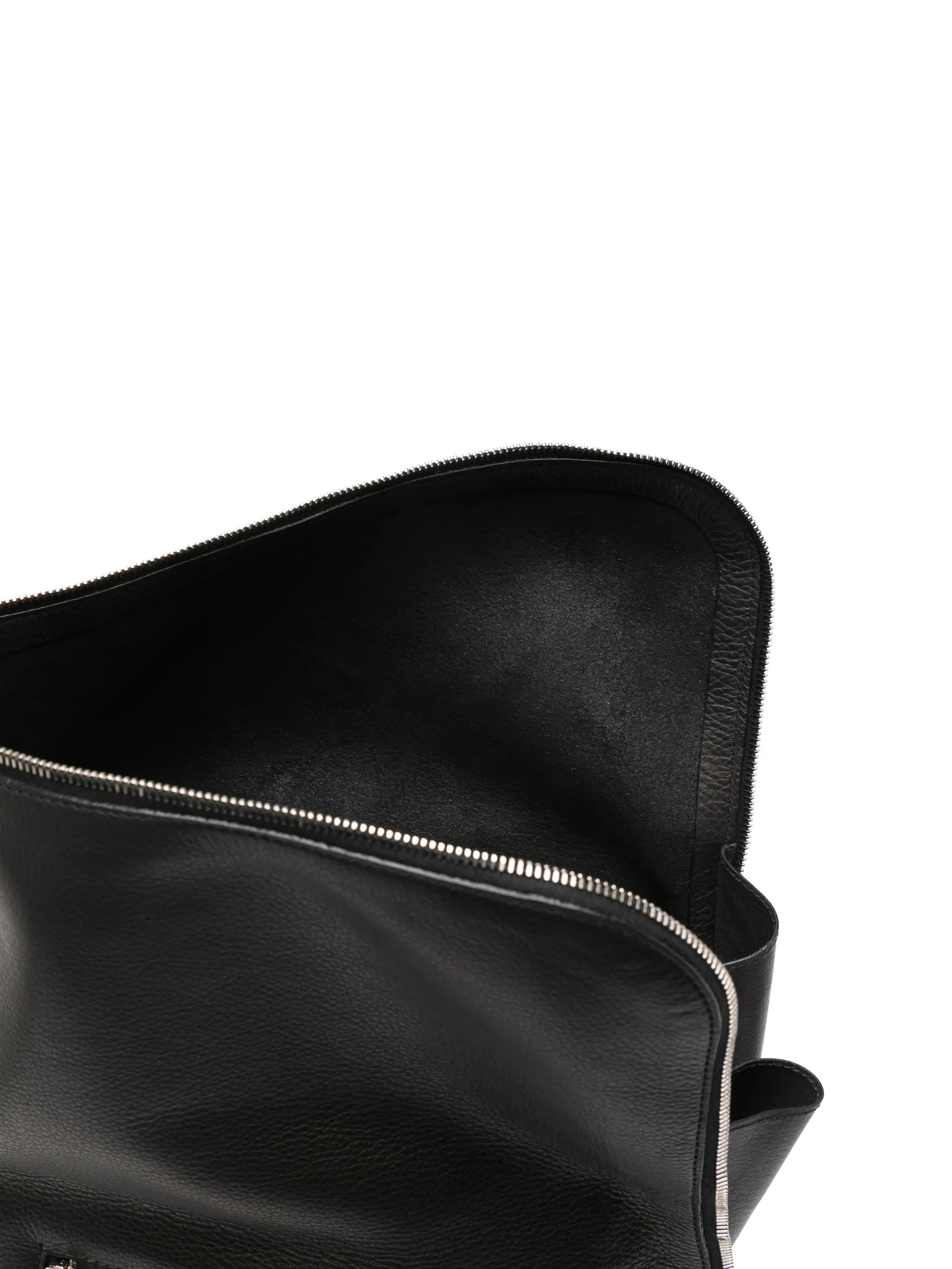 Cargo leather backpack