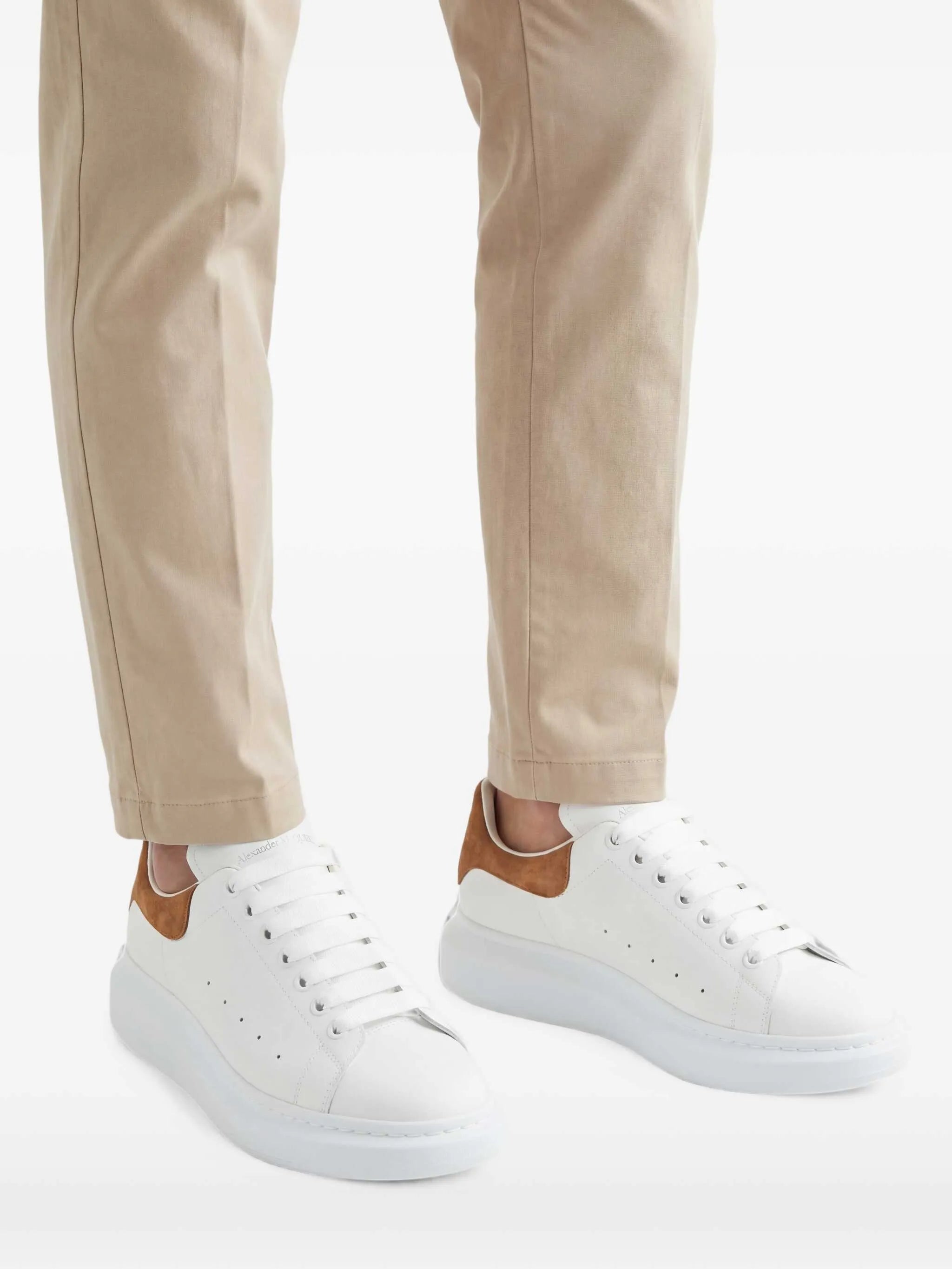leather sneakers