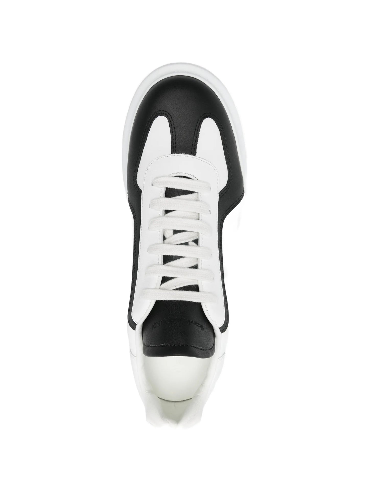 Oversized lace-up low-top sneakers