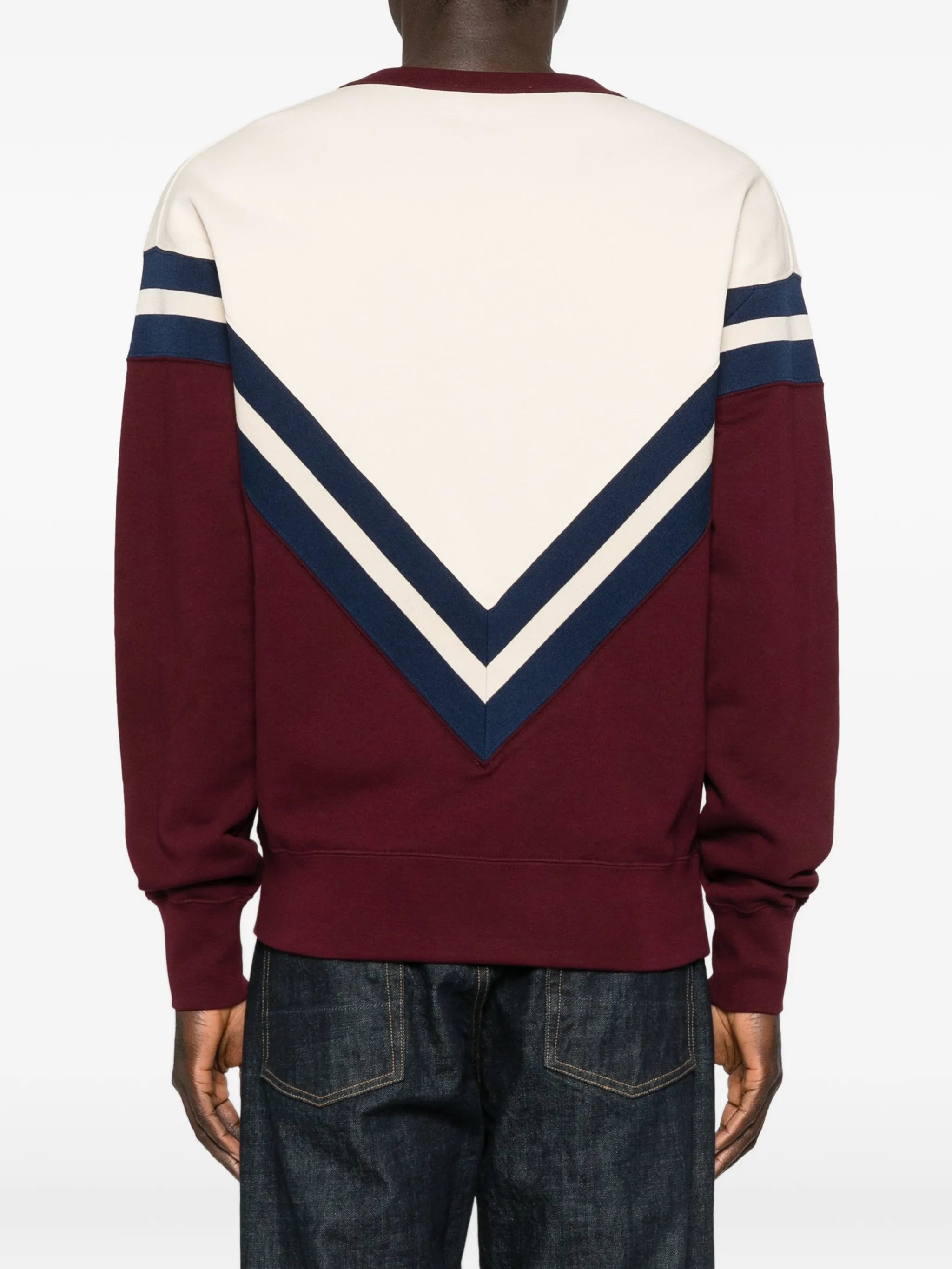 v-print logo sweatshirt