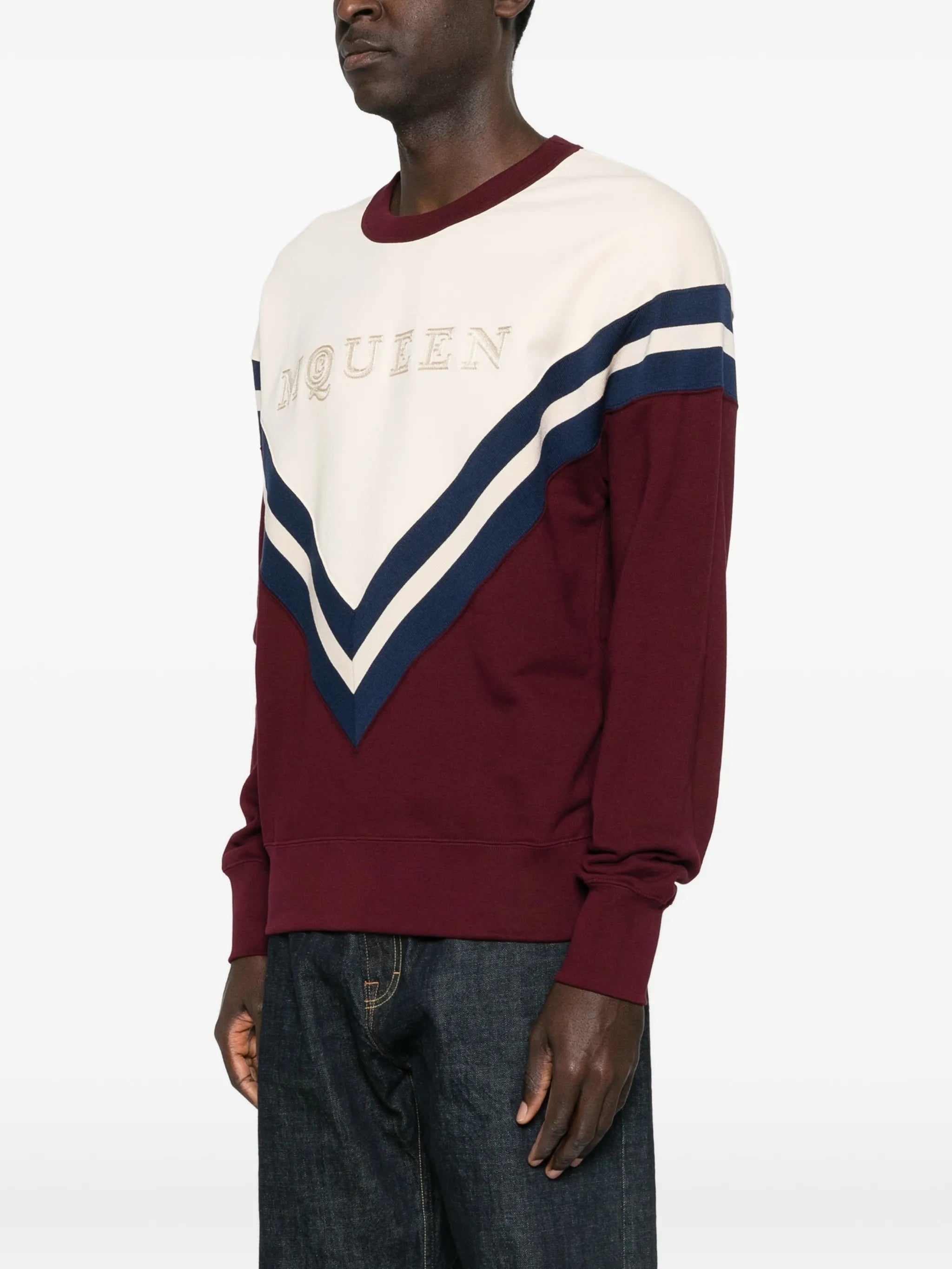 v-print logo sweatshirt