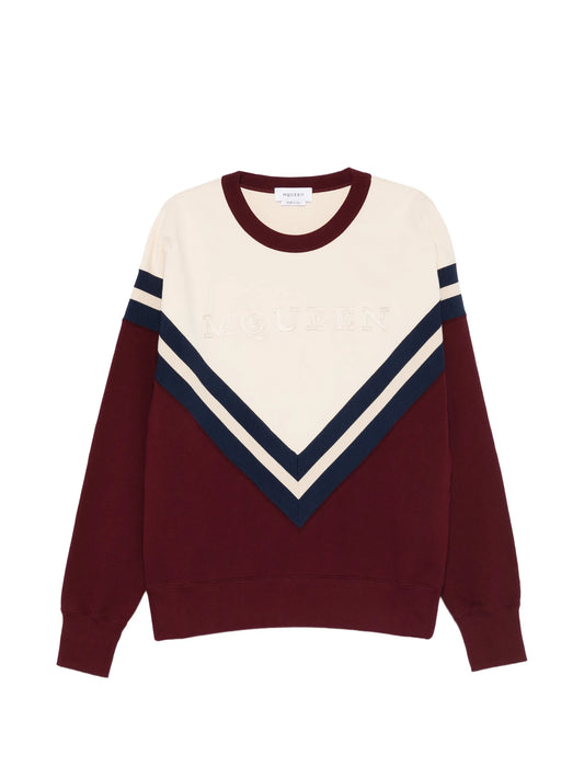 v-print logo sweatshirt