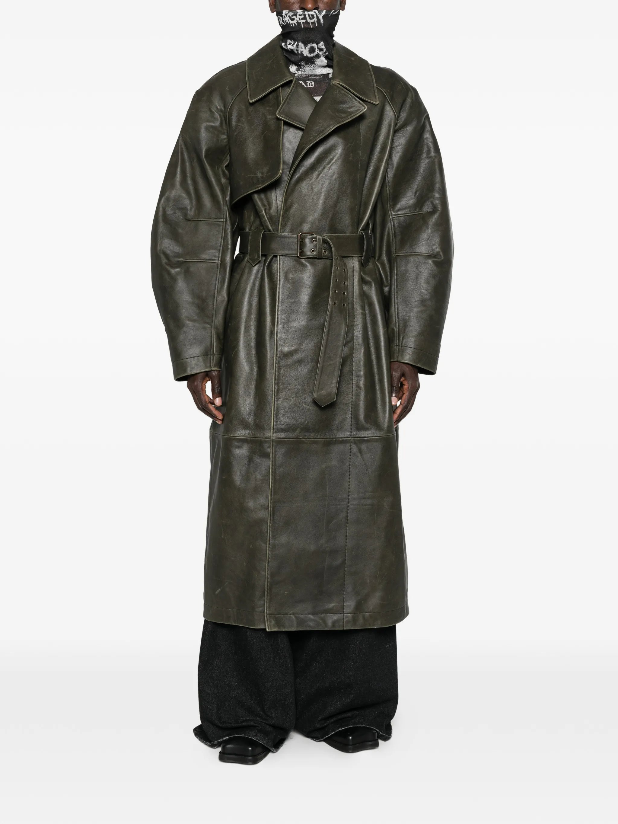 belted trench coat