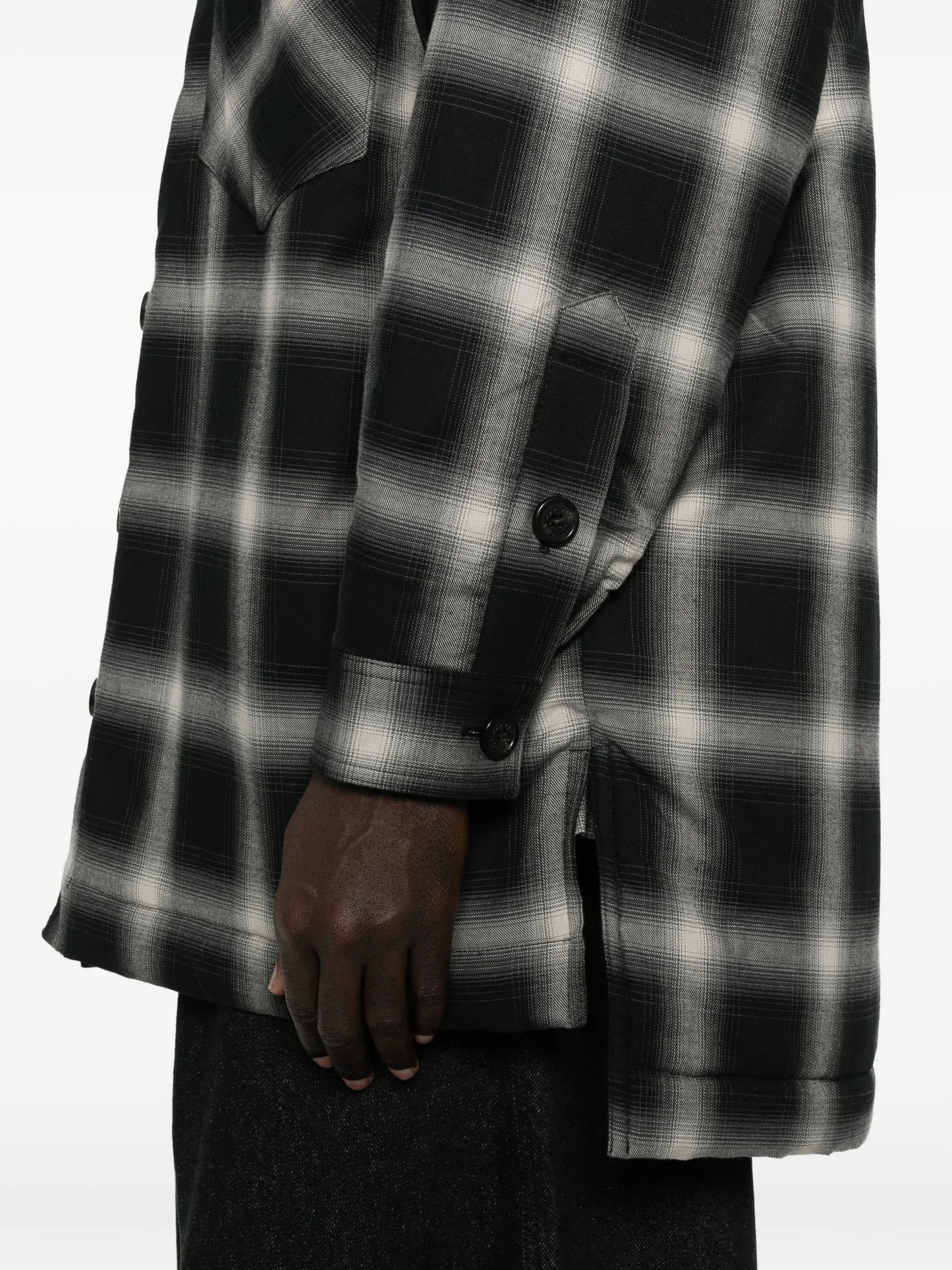 checked flannel overshirt