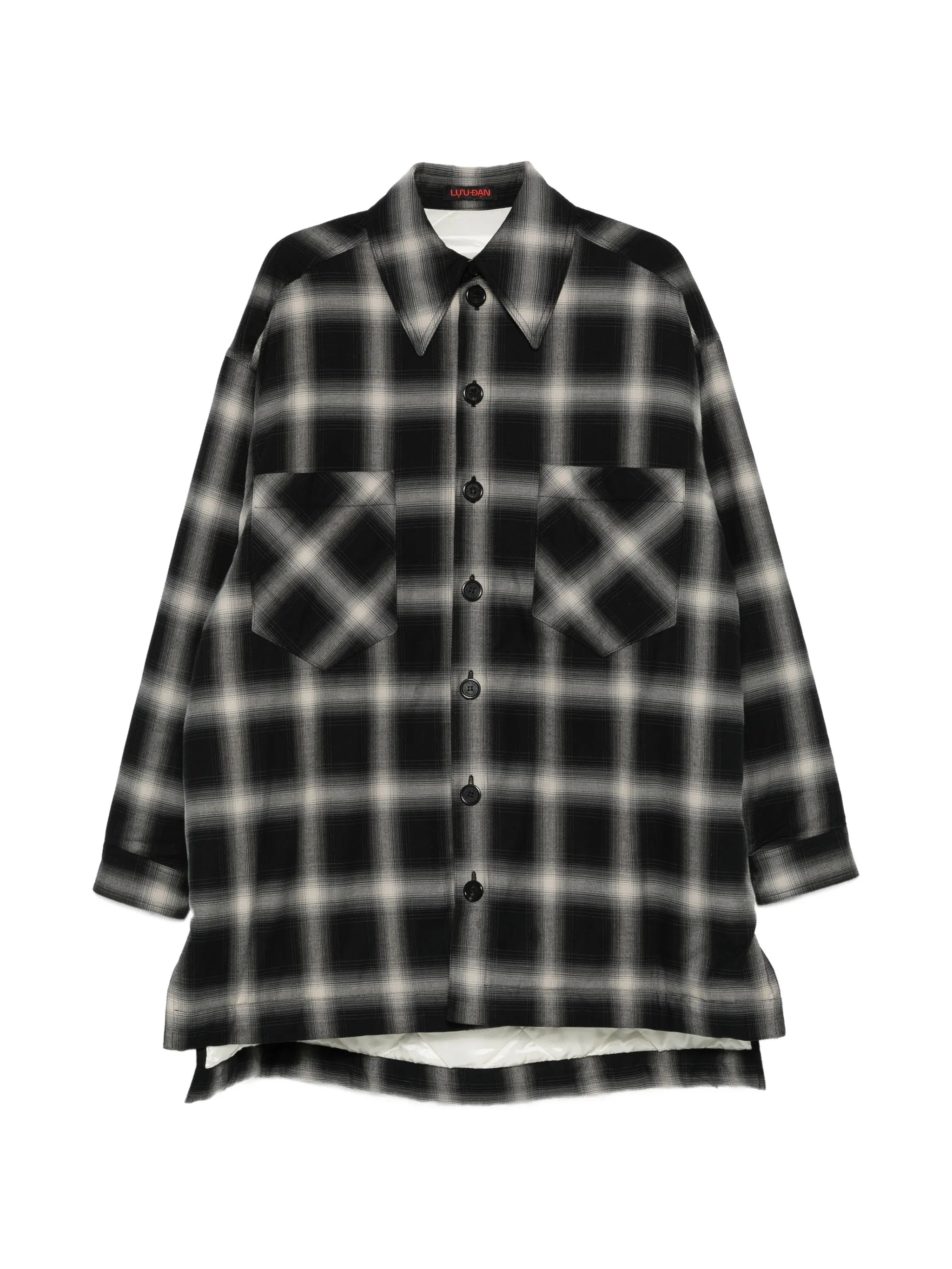 checked flannel overshirt