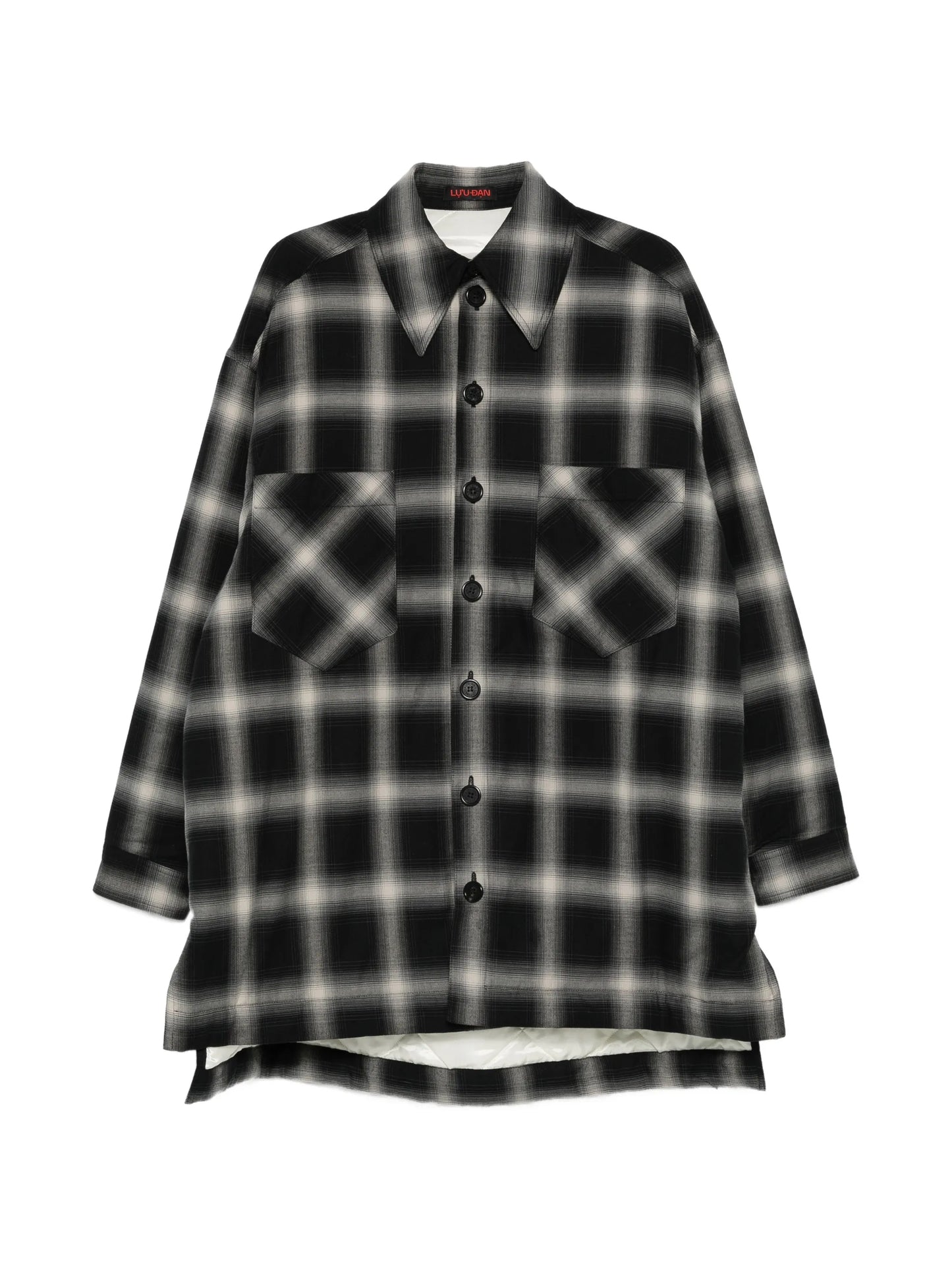 checked flannel overshirt