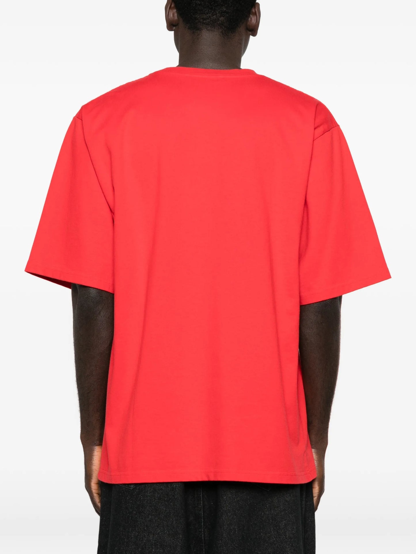skull-print T-shirt