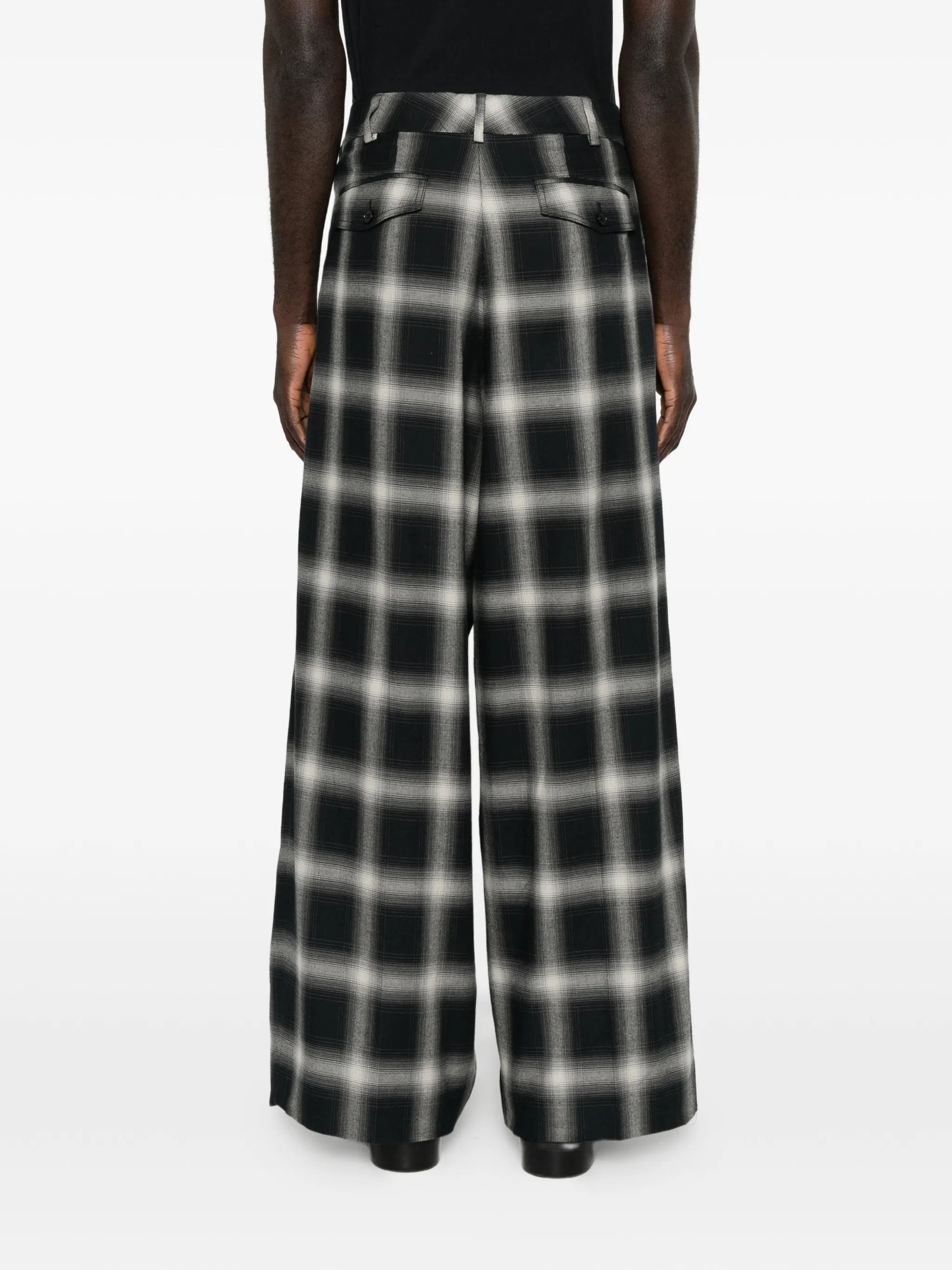 checked trousers