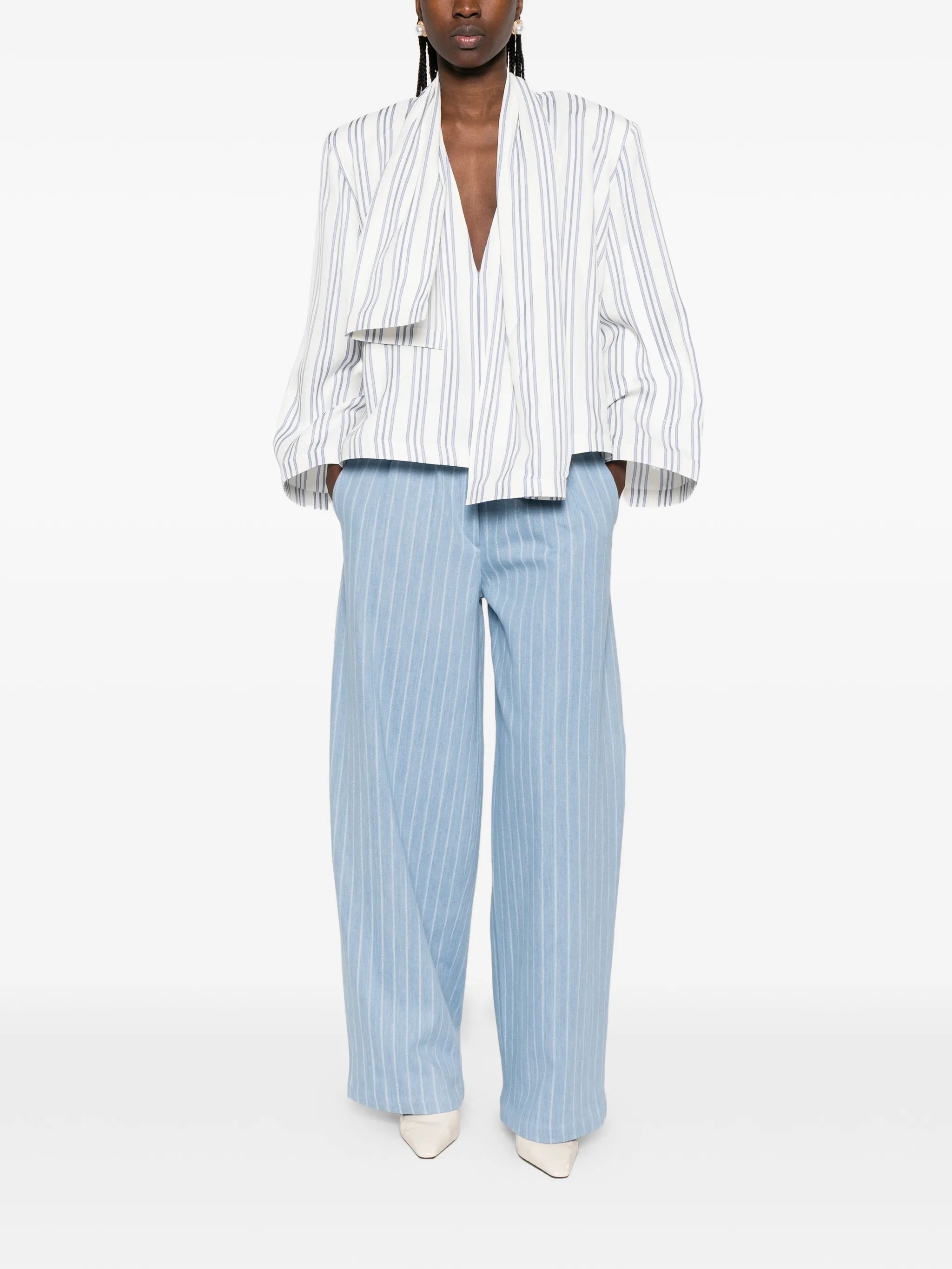 wide-leg jeans