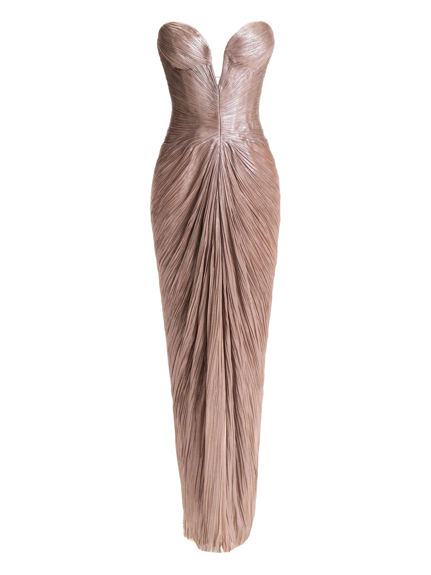 Alessandra strapless maxi dress
