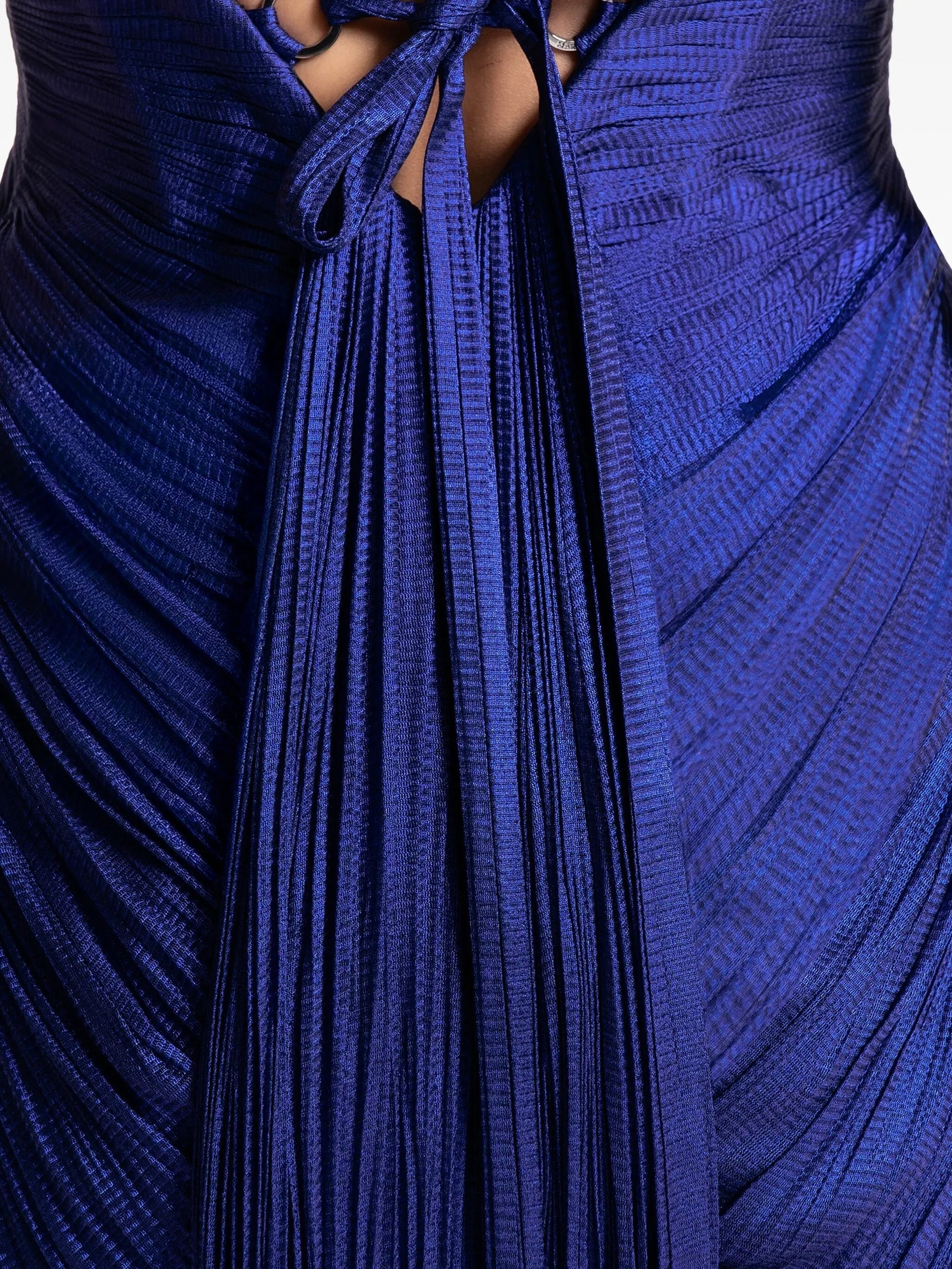 Stephanie cut-out lace-up dress