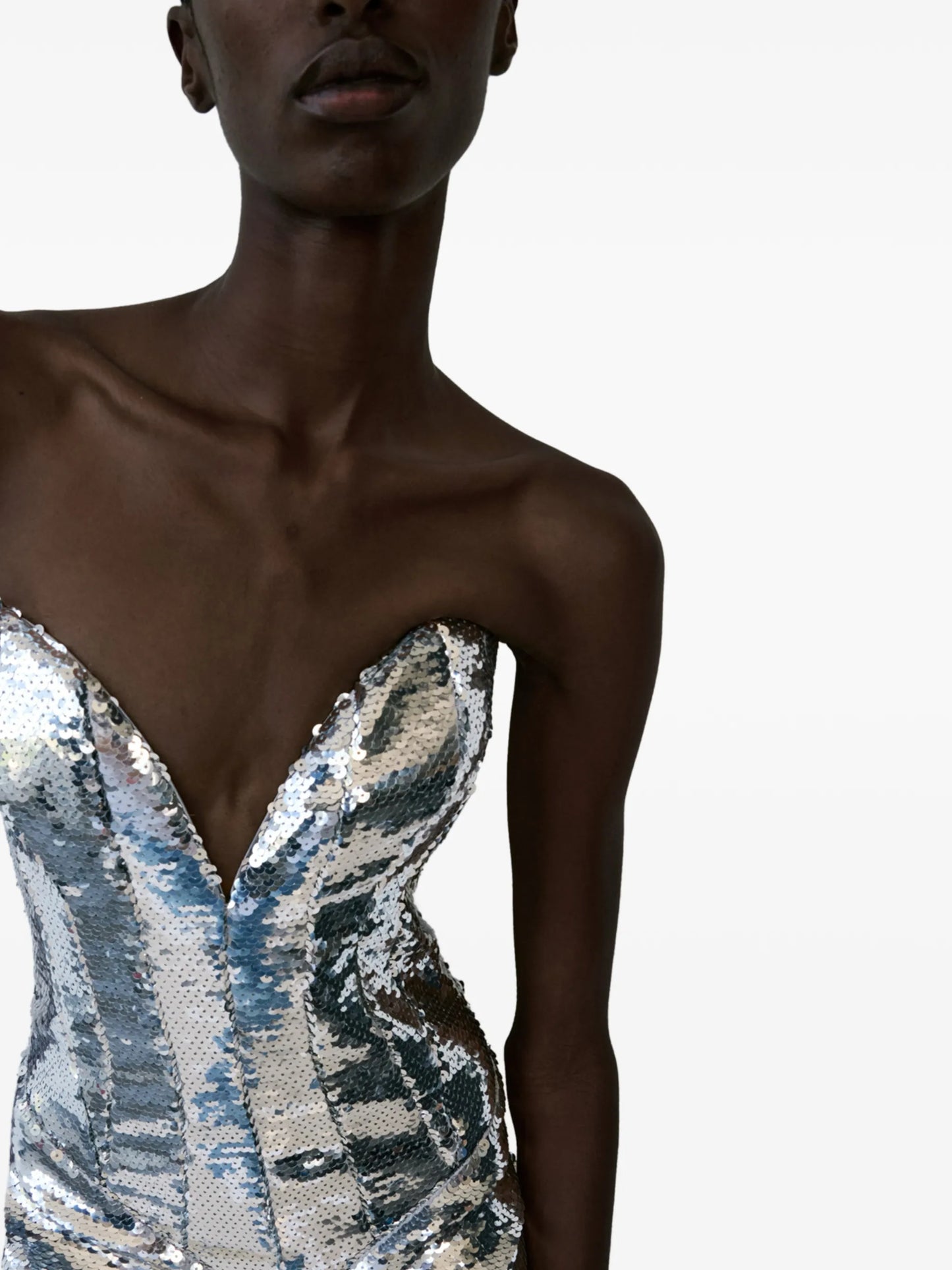 Azzurra sequin-embellishment maxi dress