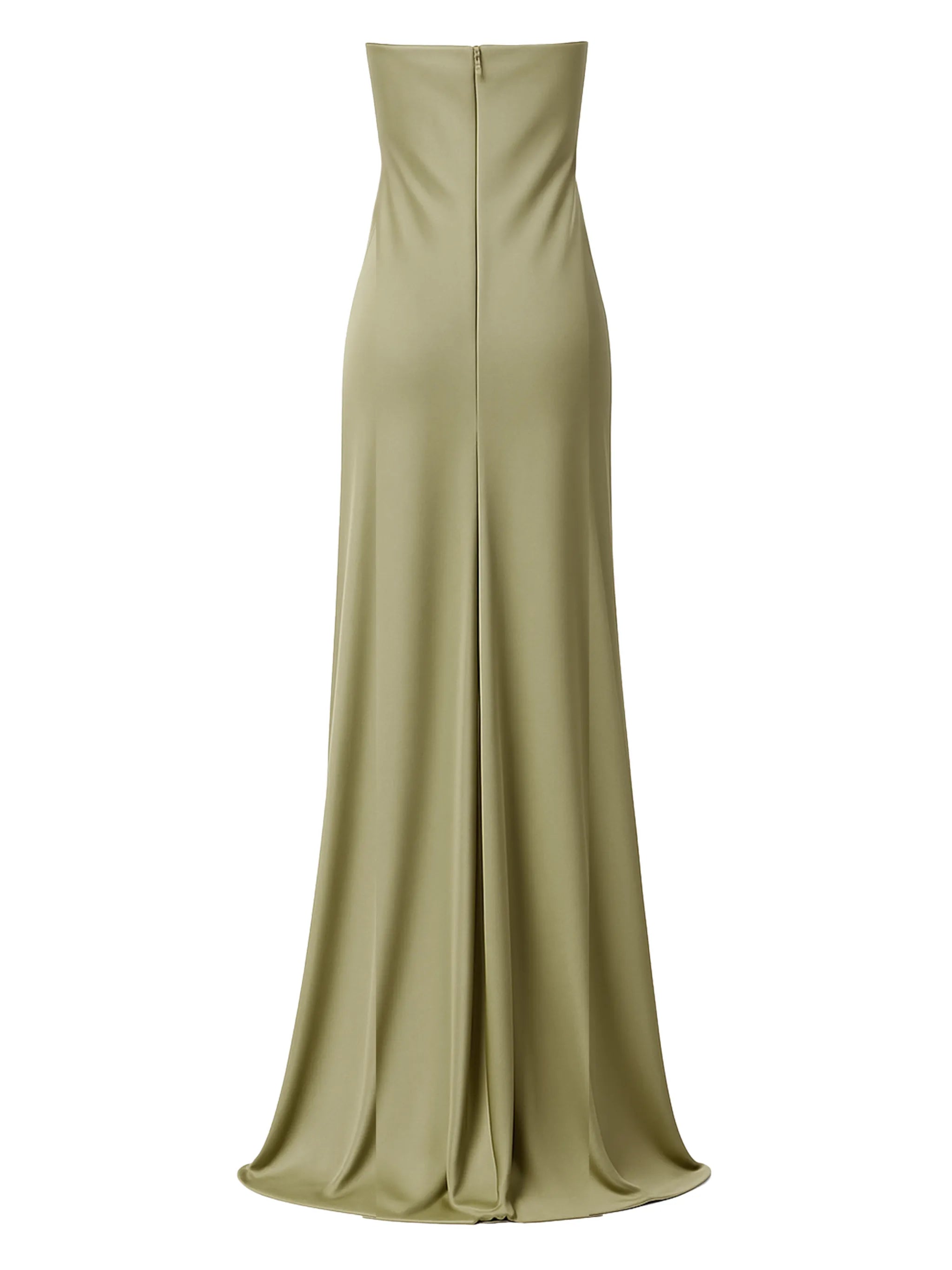 Olivienne heart-neck maxi dress