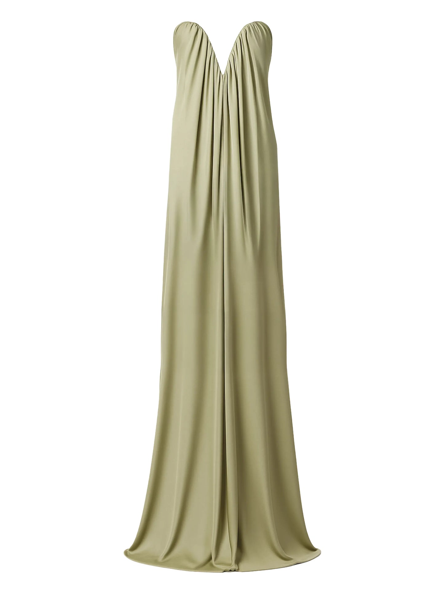Olivienne heart-neck maxi dress