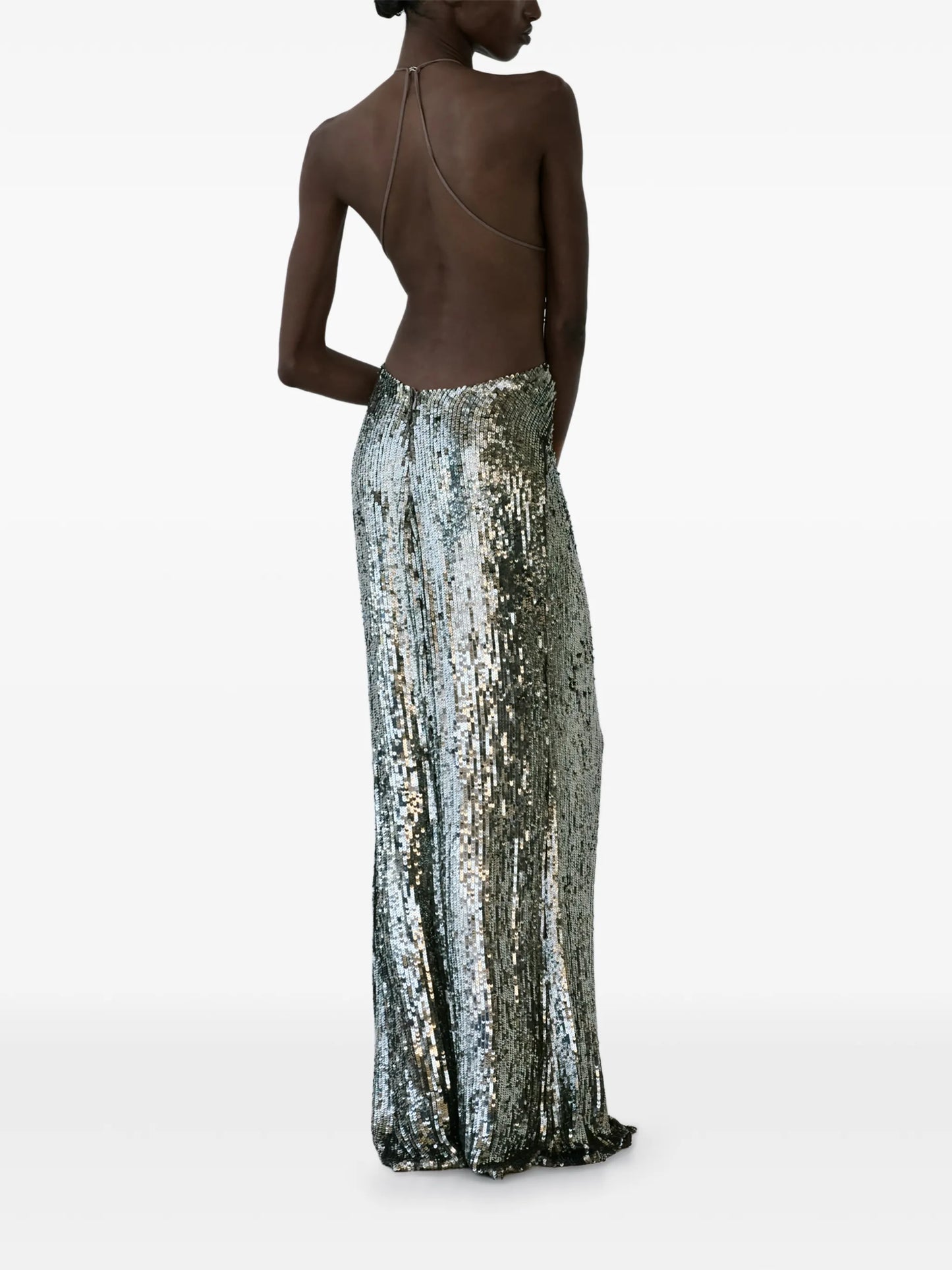 sequin-embellishment maxi dress