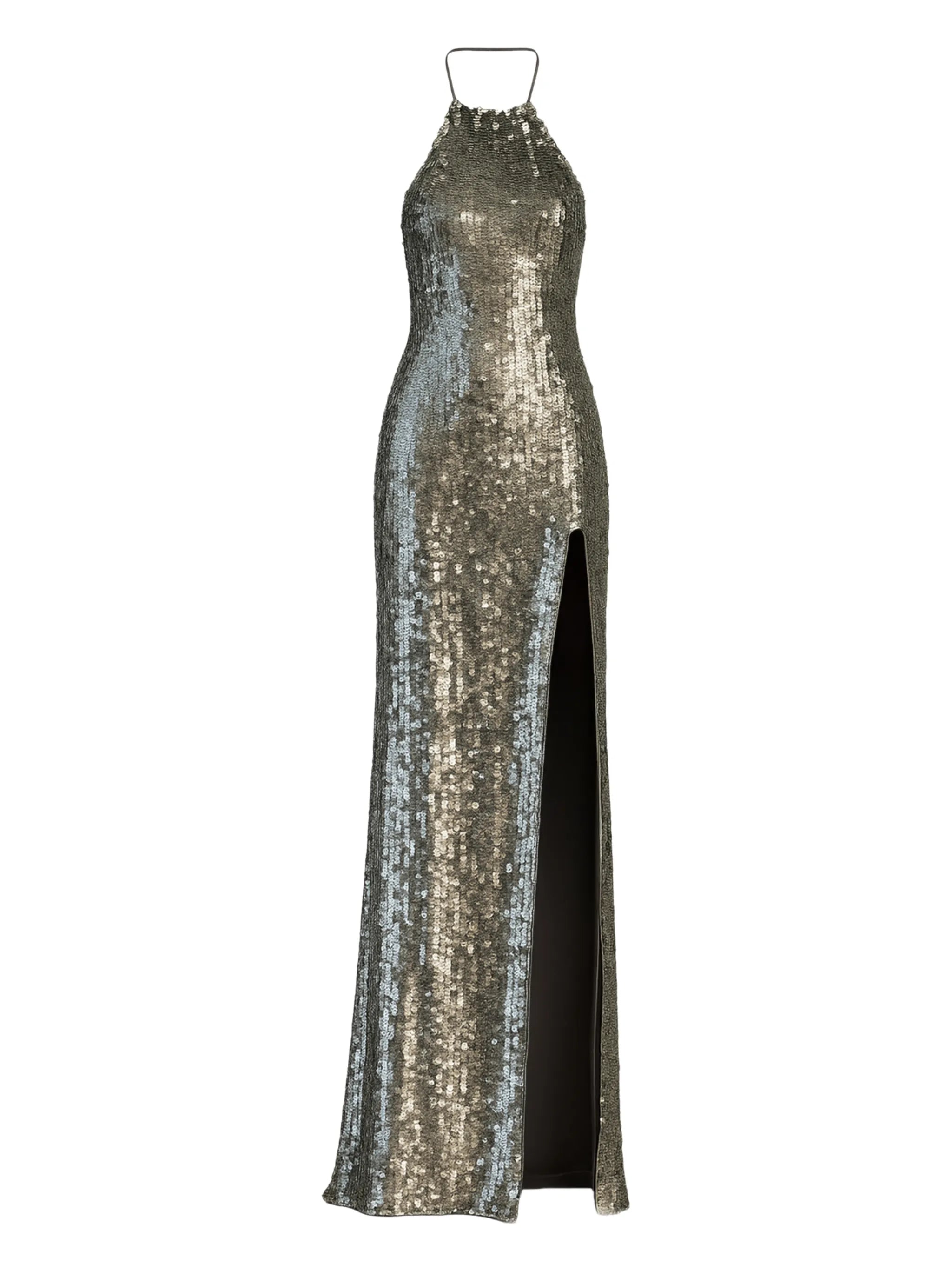 sequin-embellishment maxi dress