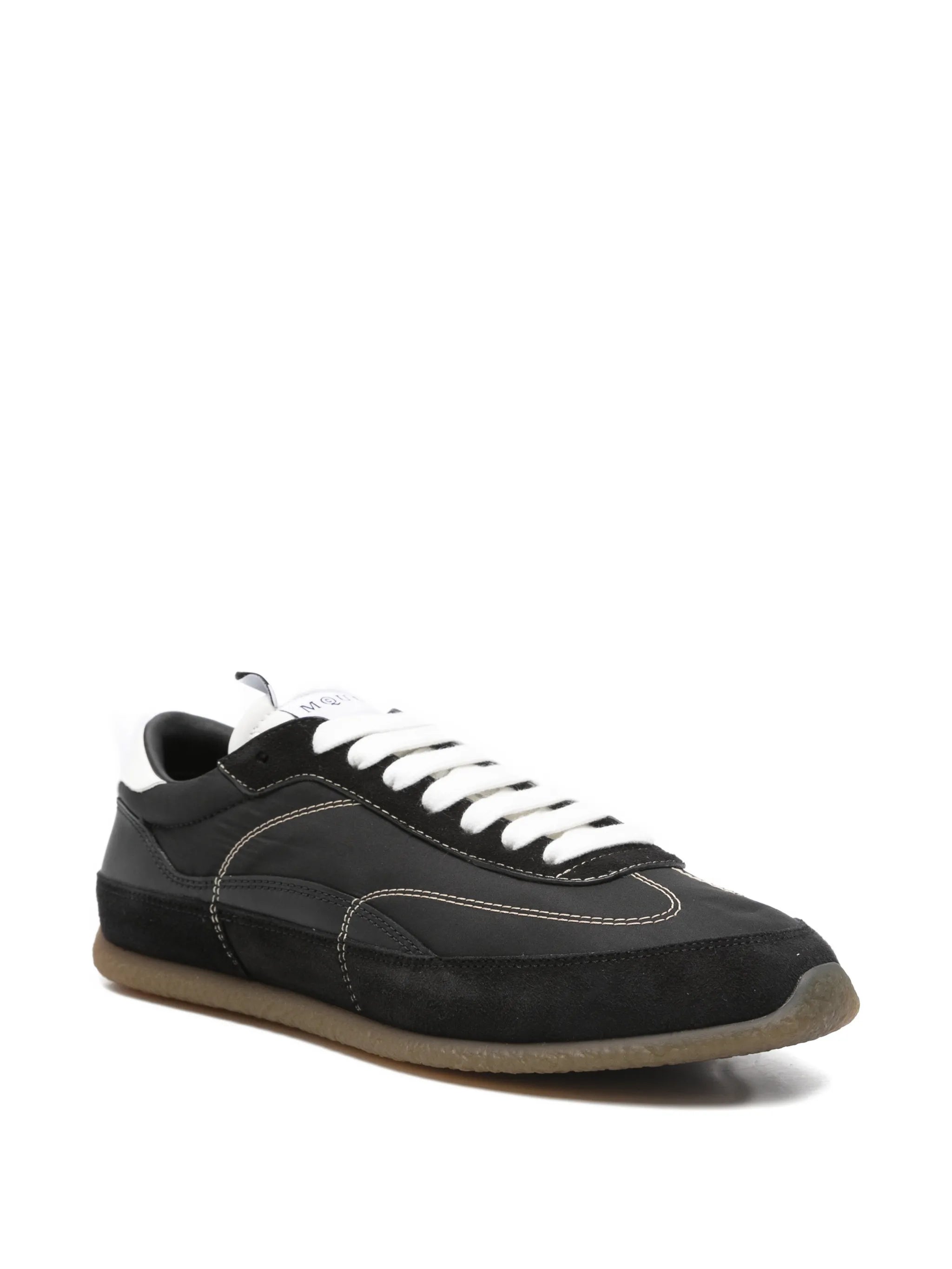 EC1 panelled top-stitched sneakers