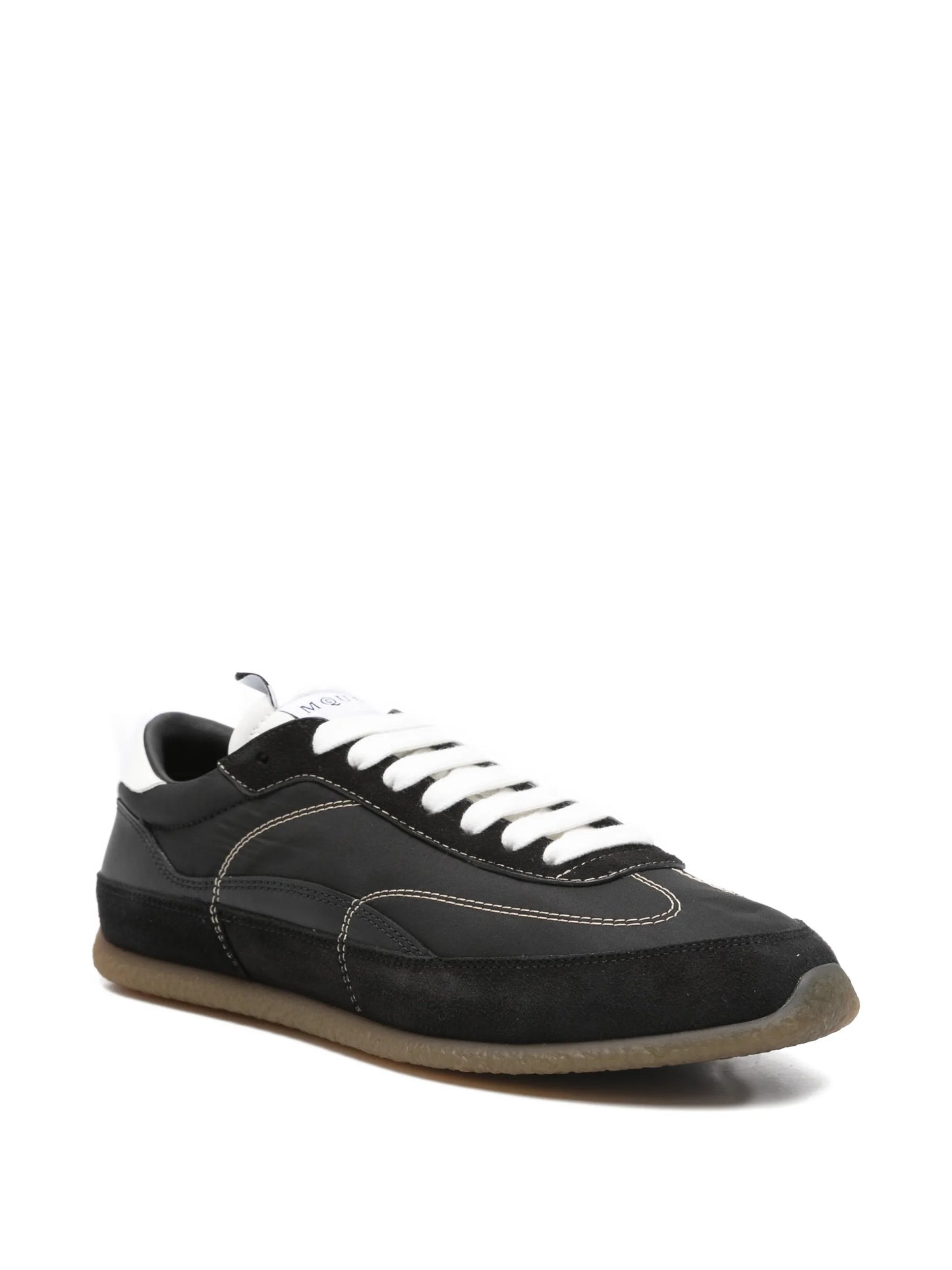 EC1 panelled top-stitched sneakers