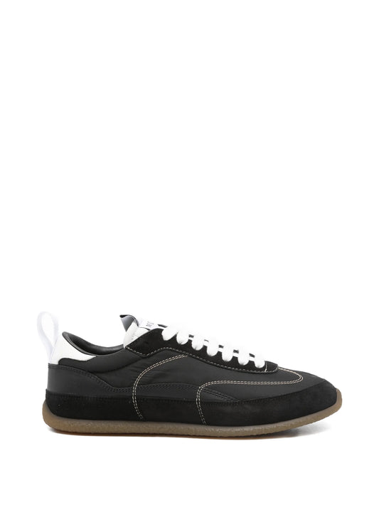 EC1 panelled top-stitched sneakers
