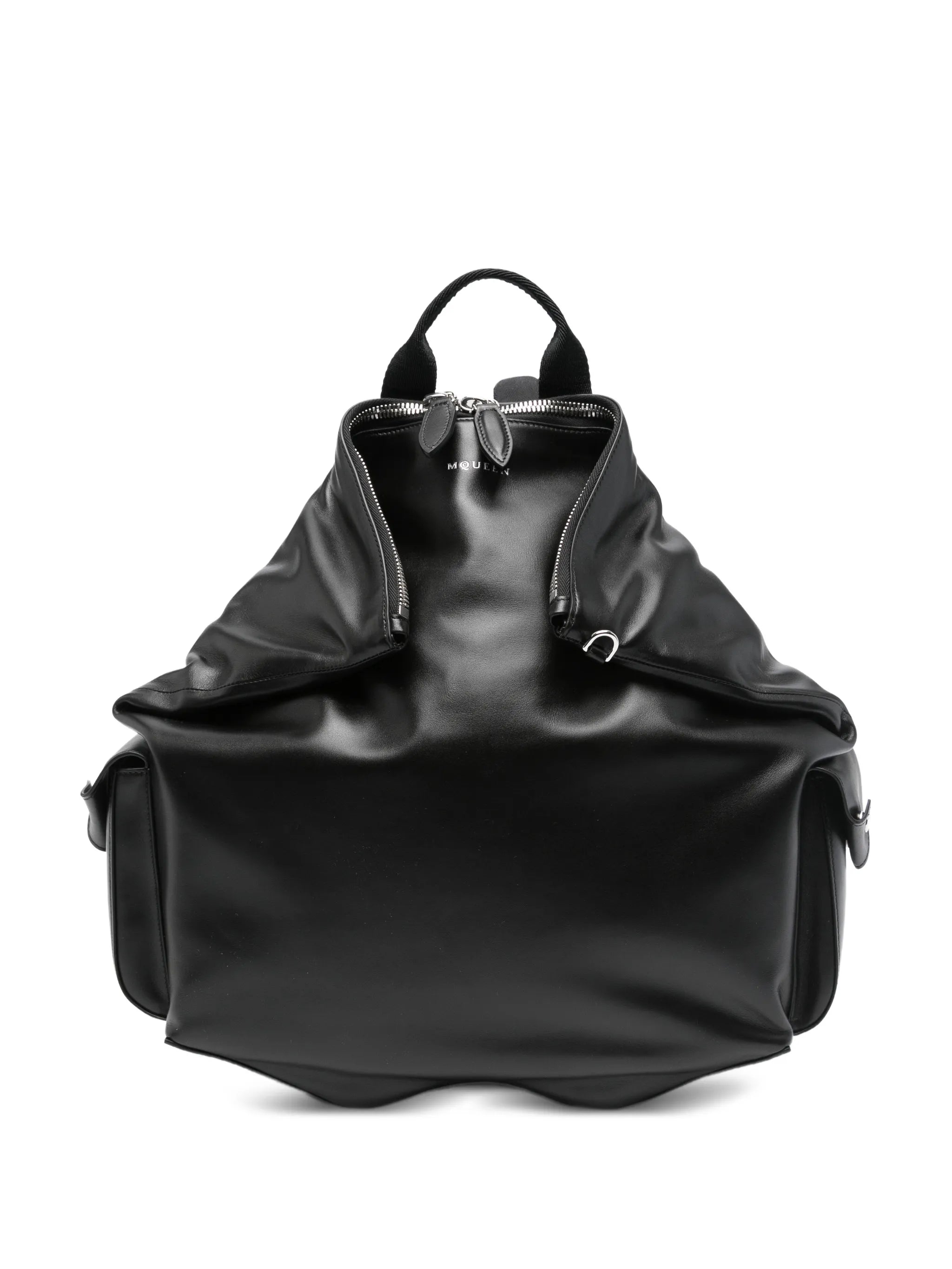Manta leather backpack