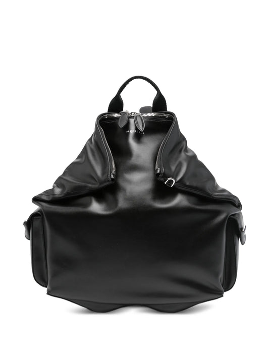 Manta leather backpack