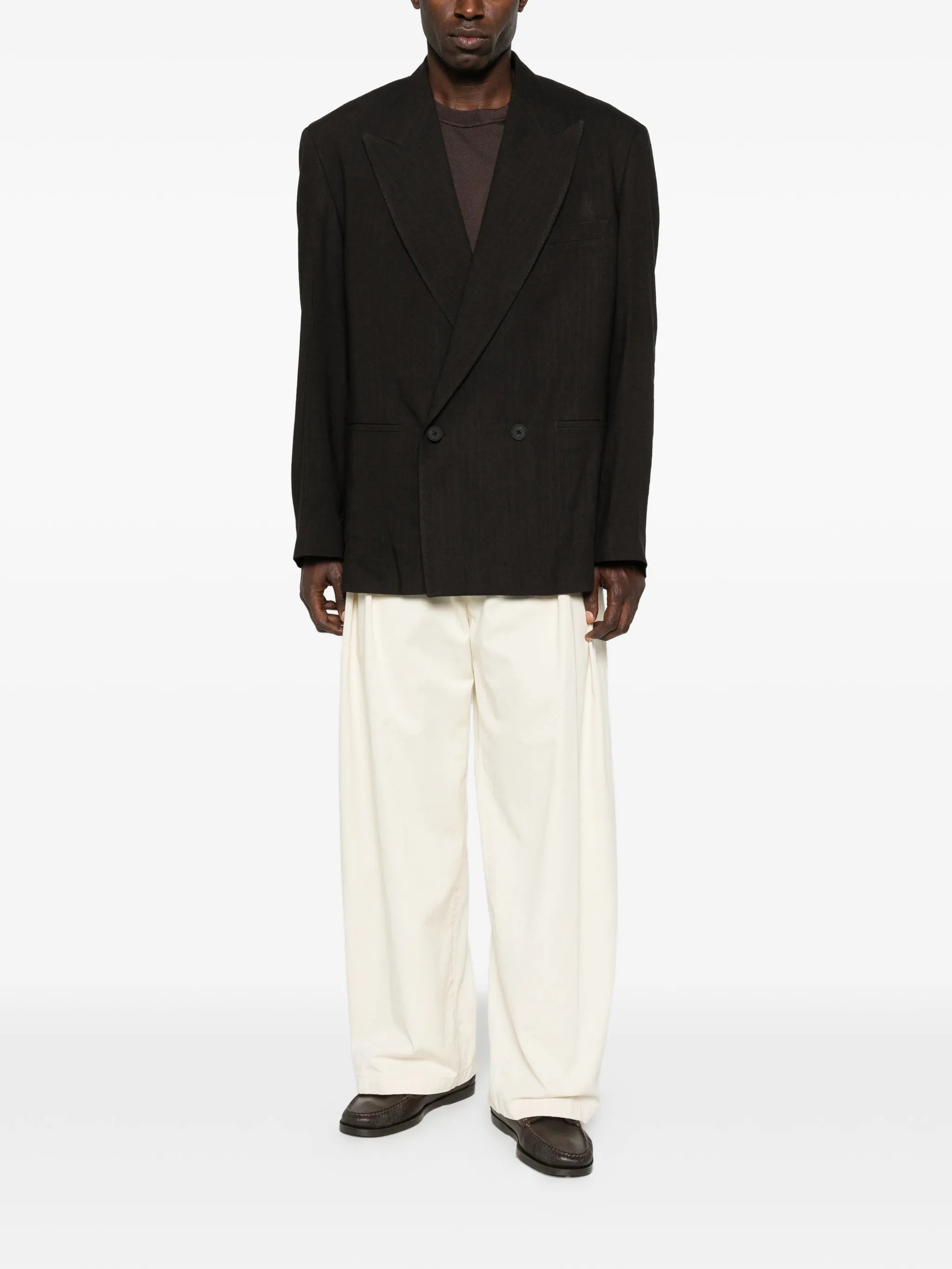 double-breasted blazer