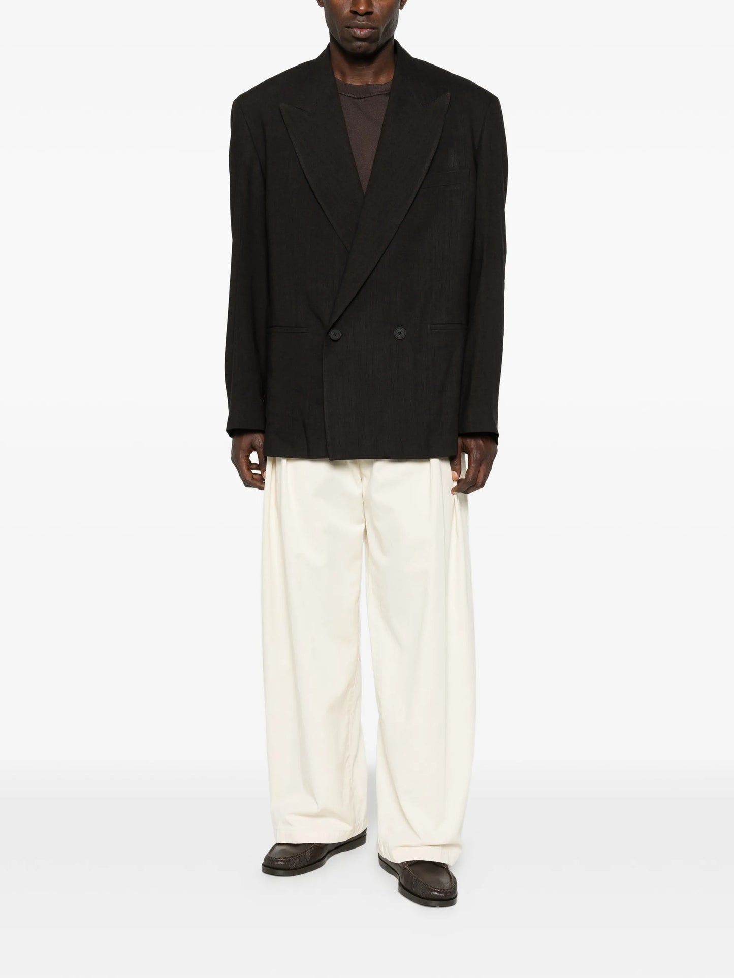 double-breasted blazer