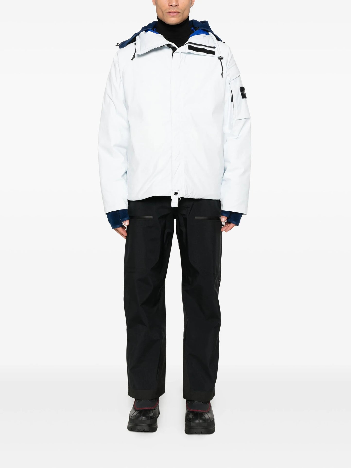 logo-patch coat