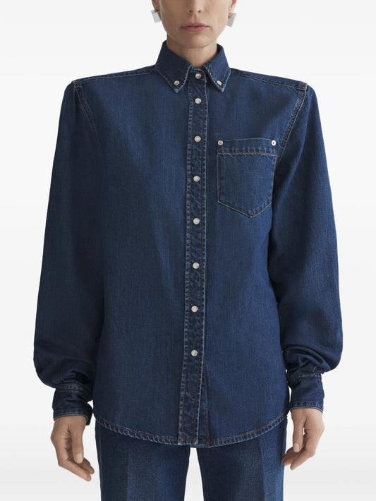buttoned pocket shirt