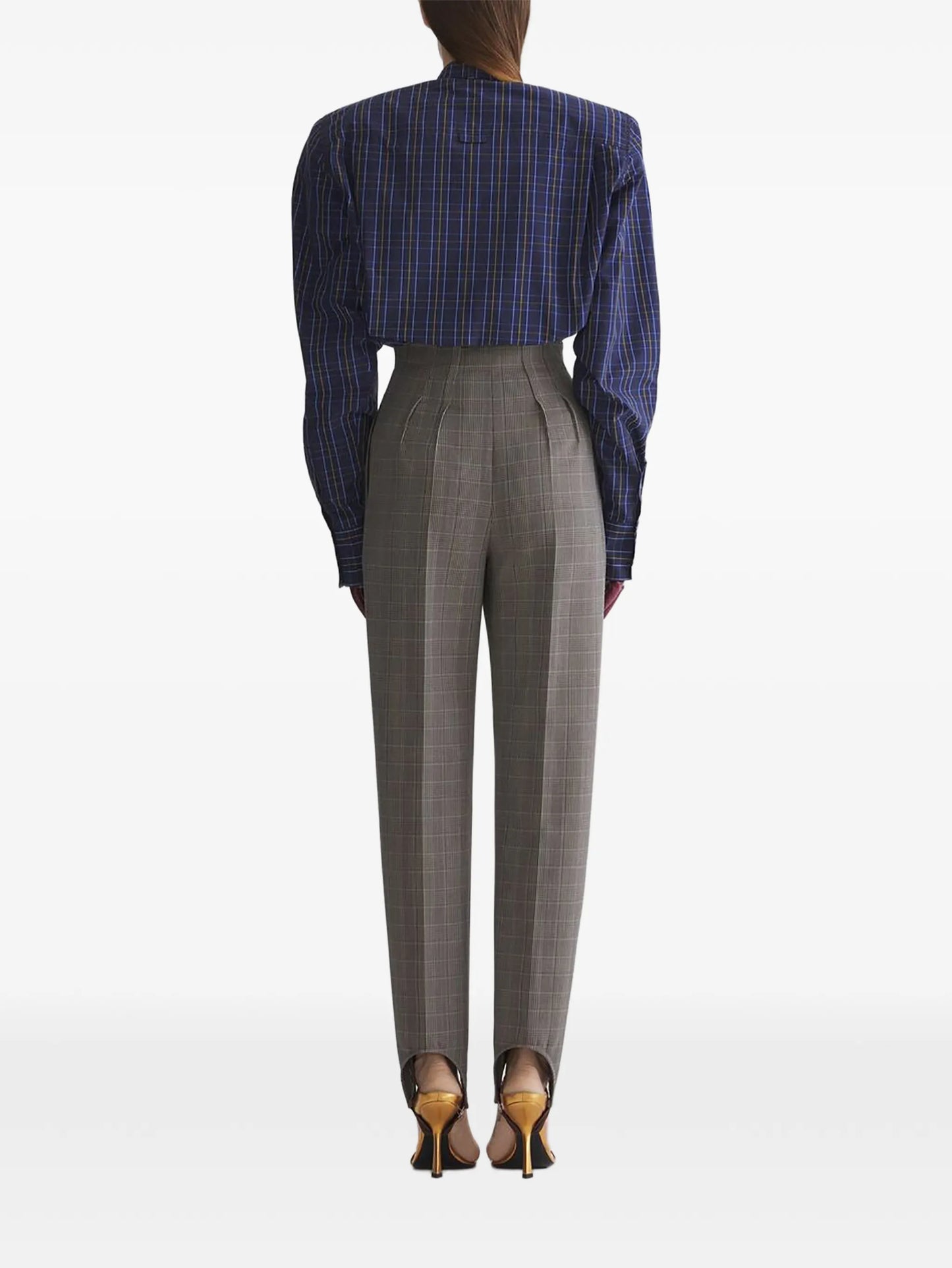 padded shoulders shirt
