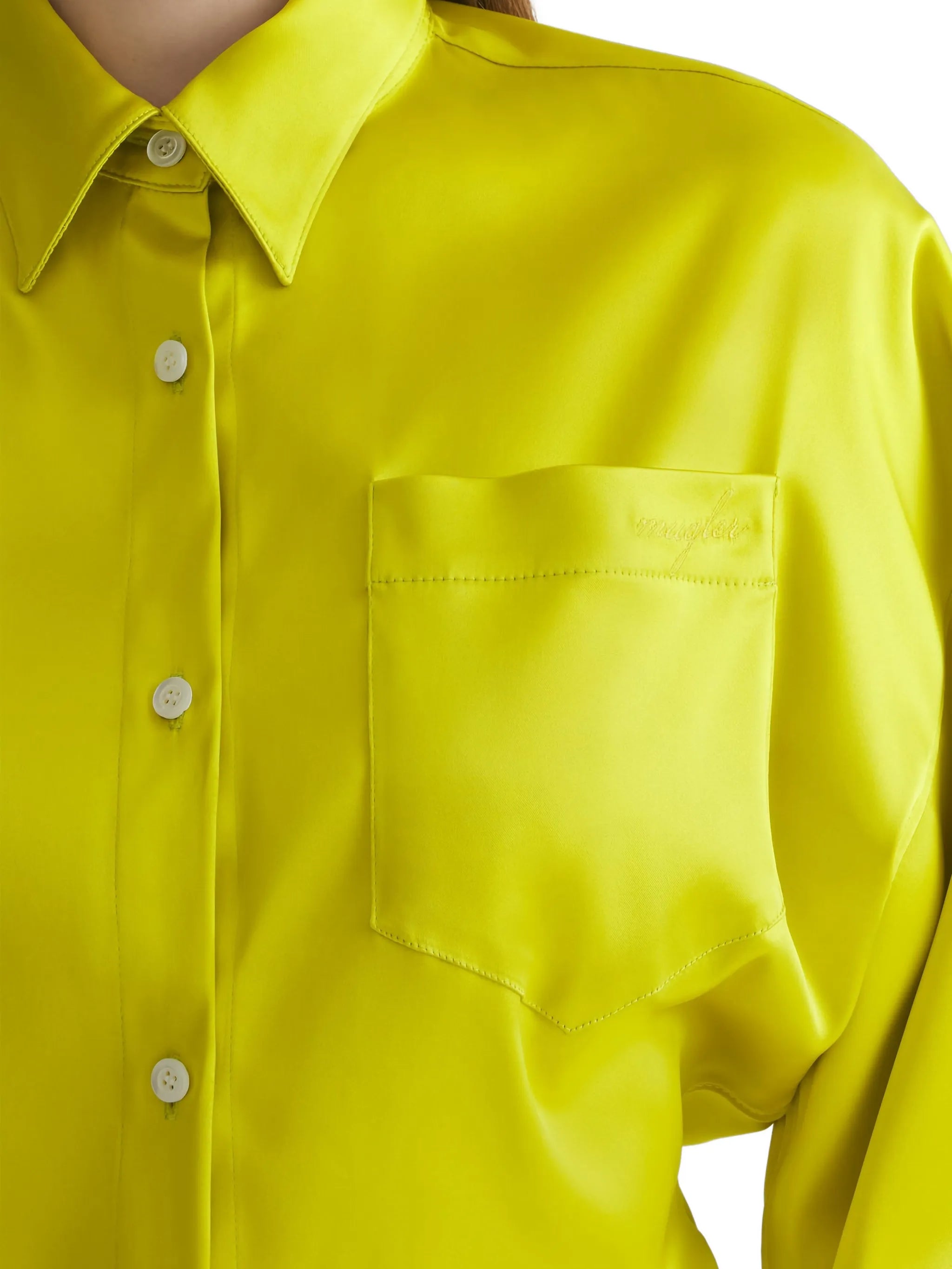 yellow buttoned shirt dress