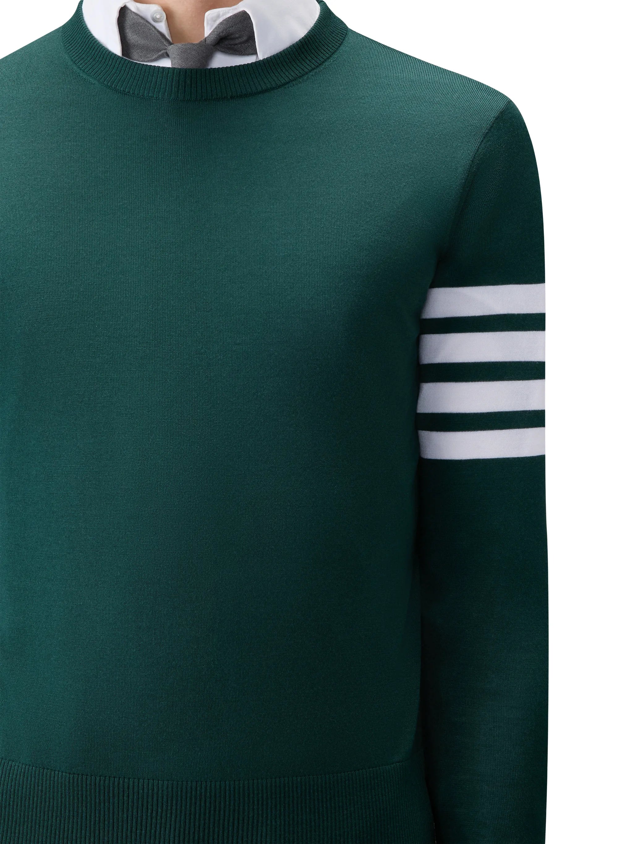 fine merino wool 4-Bar sweater