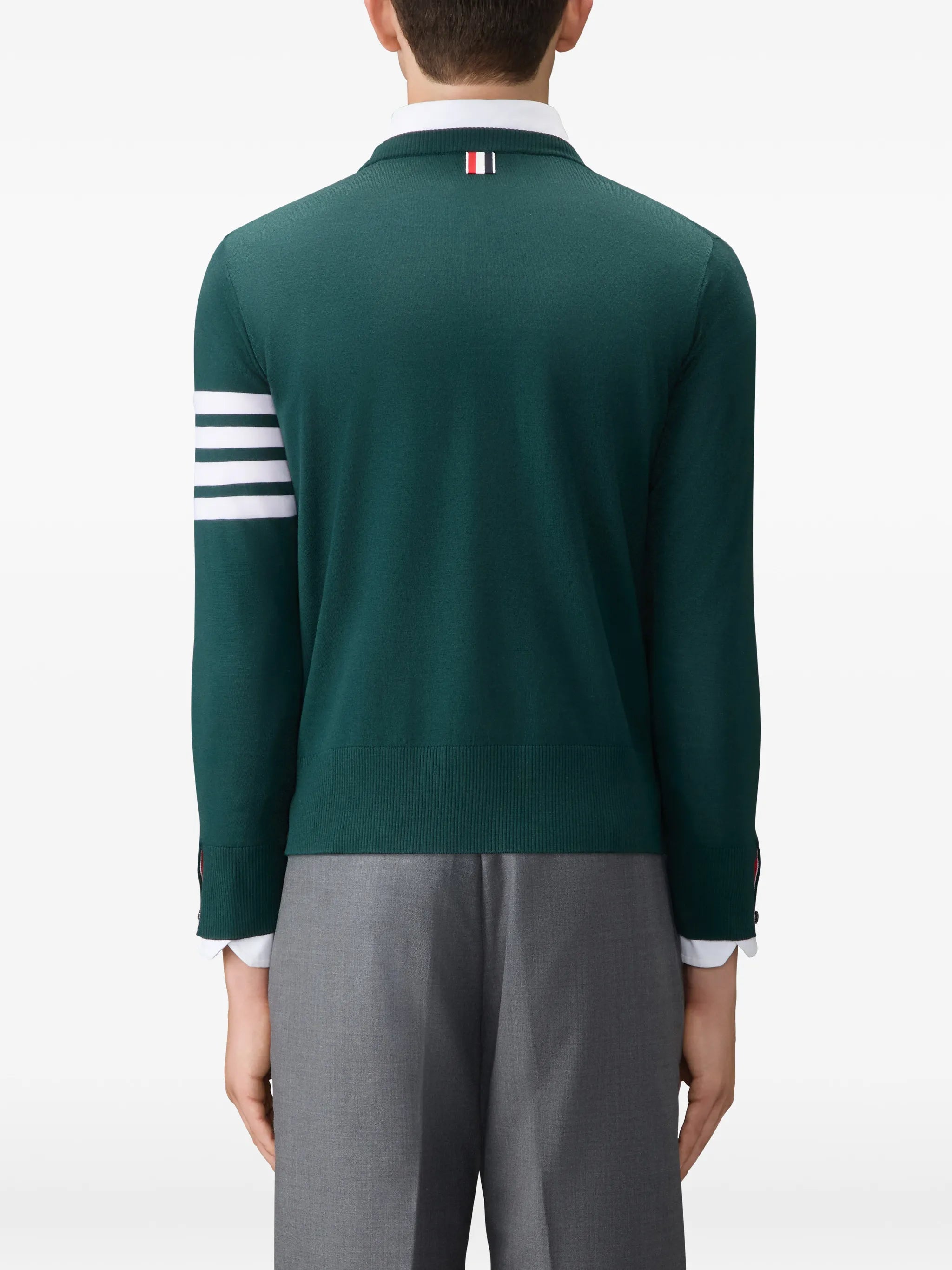 fine merino wool 4-Bar sweater