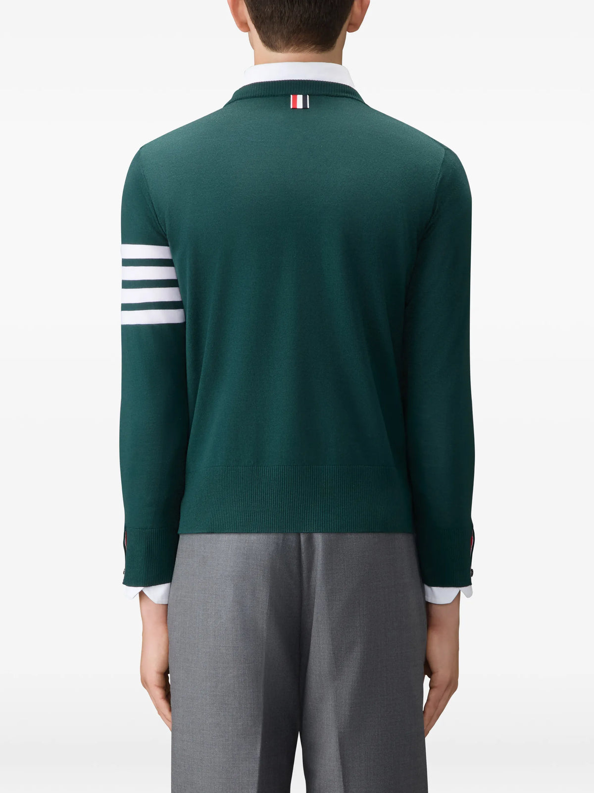 fine merino wool 4-Bar sweater