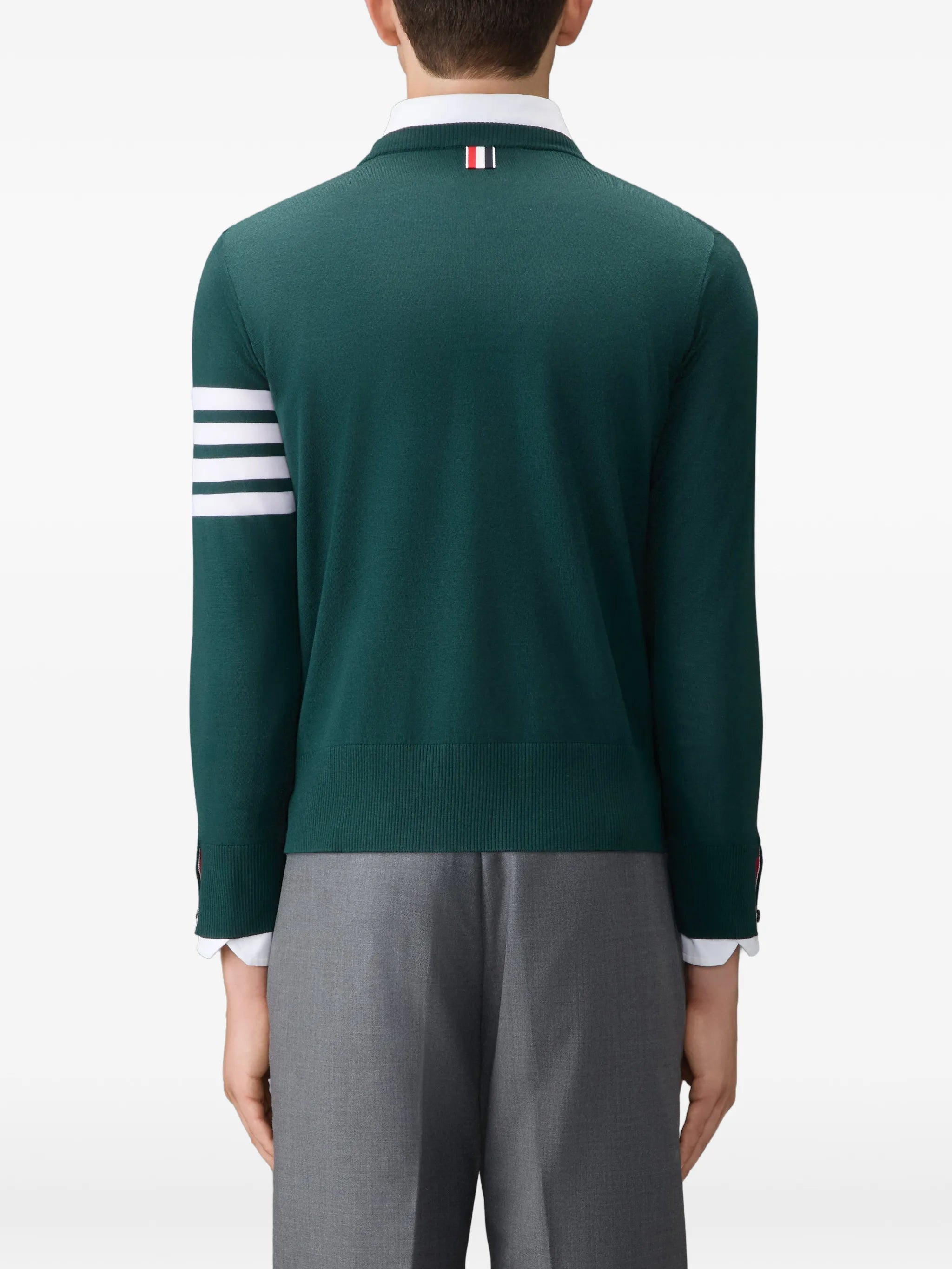 fine merino wool 4-Bar sweater