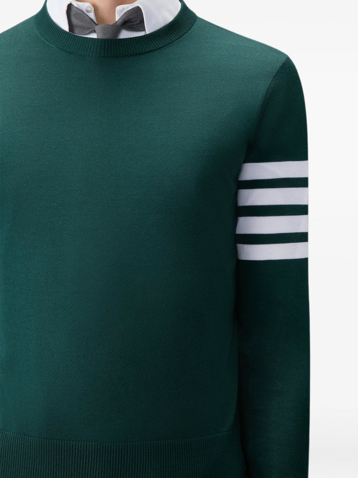 fine merino wool 4-Bar sweater