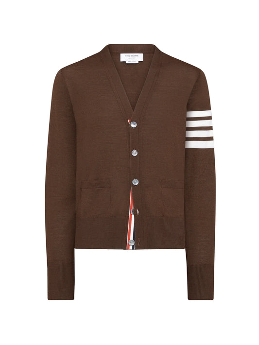 merino wool 4-Bar classic V-neck cardigan