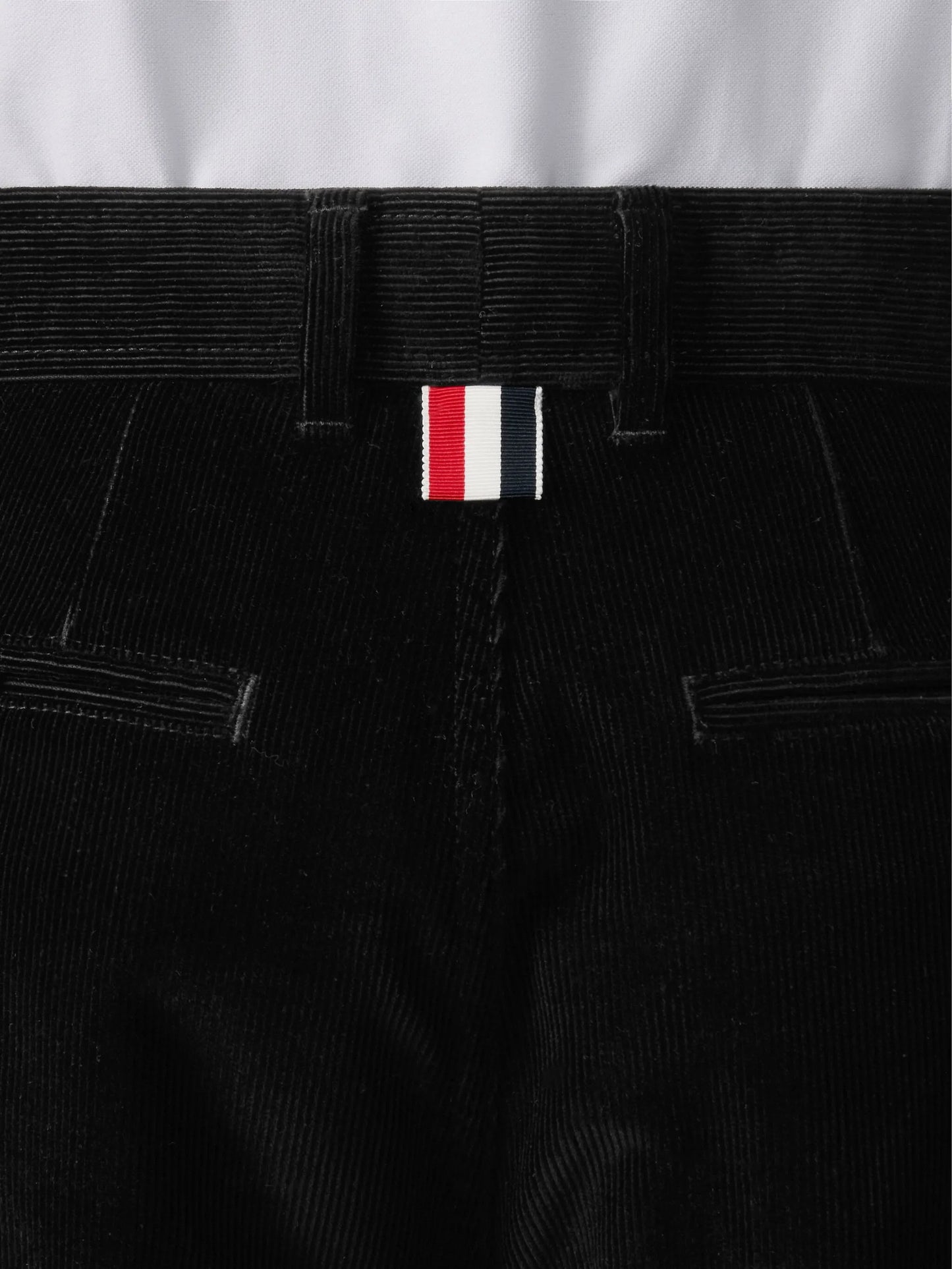 corduroy tapered chino trousers