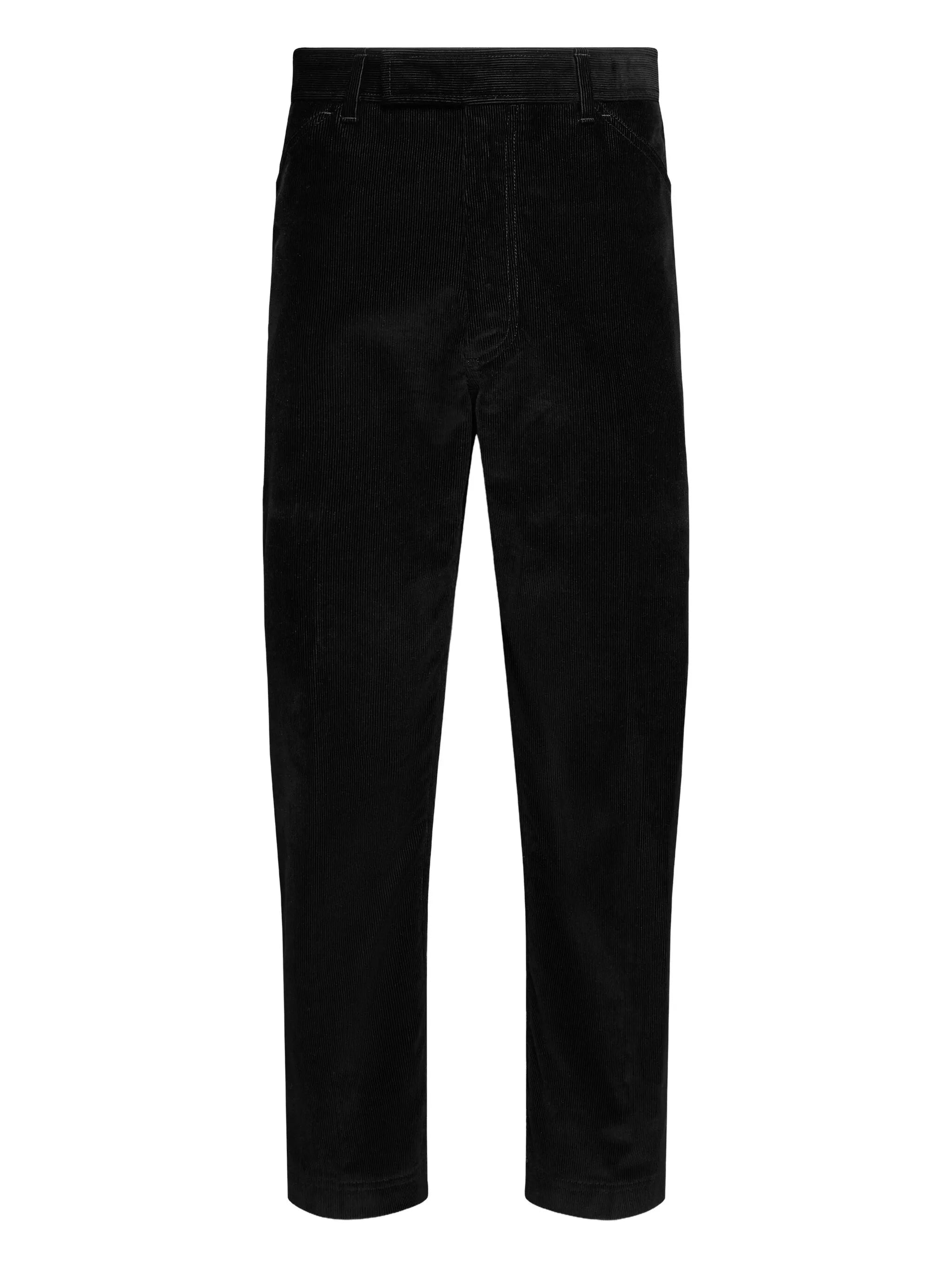 corduroy tapered chino trousers