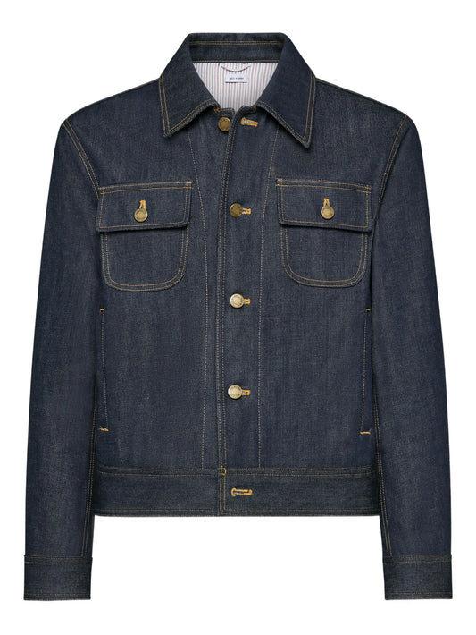 selvedge backstrap denim jacket